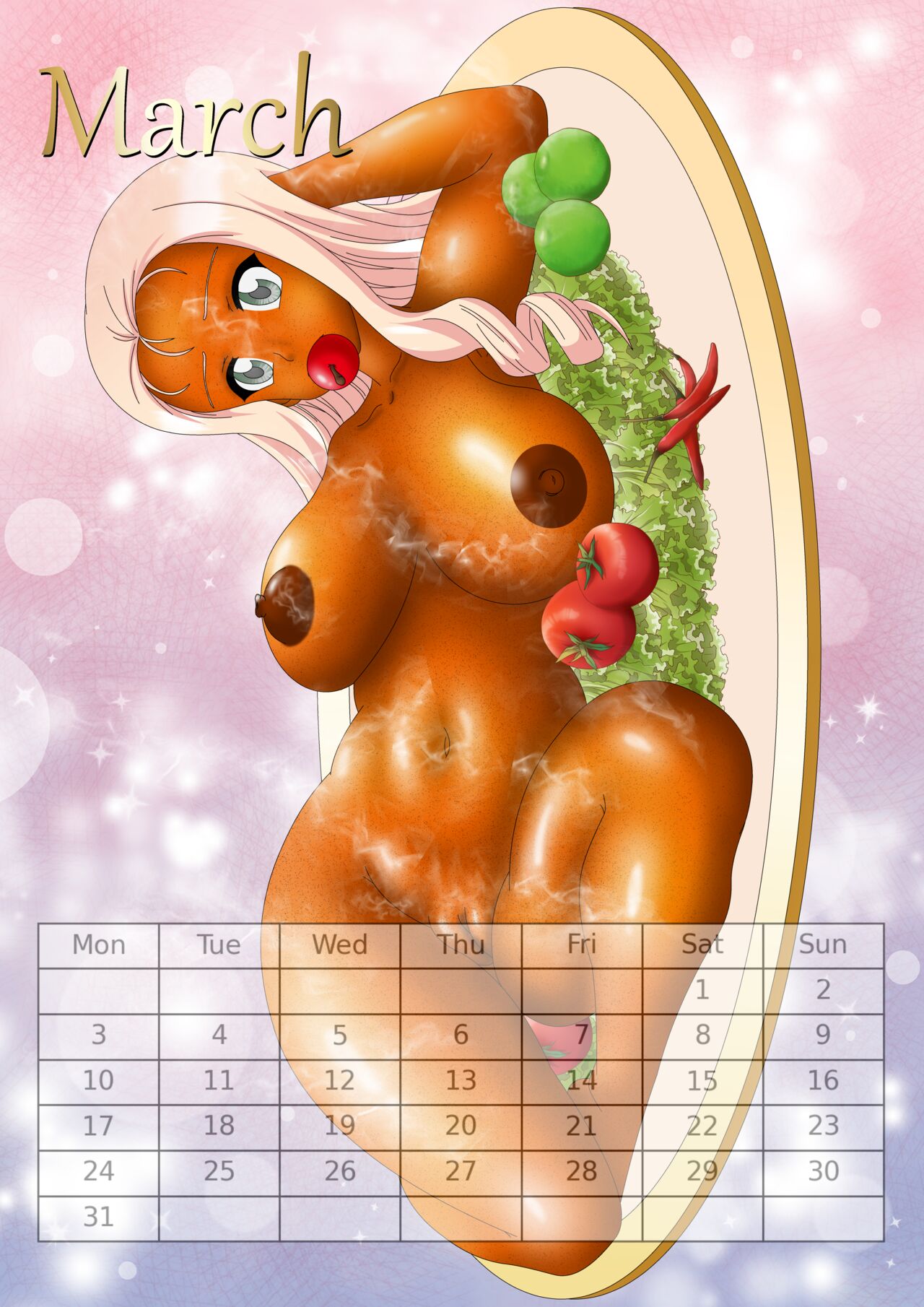Girls und Panzer.  Das Abendessen.  Kalender2025.  . page 4 full