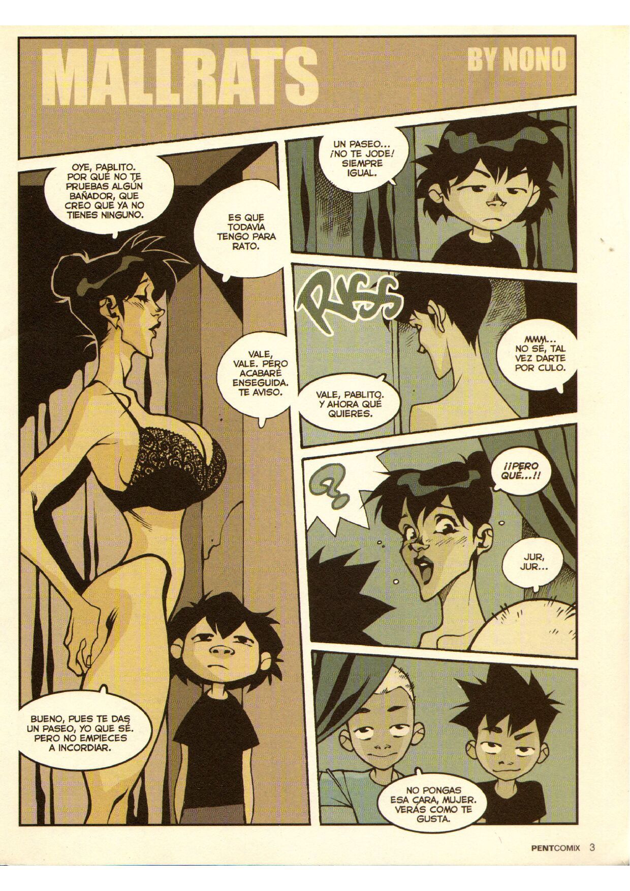 Penthouse Comix #59 page 3 full
