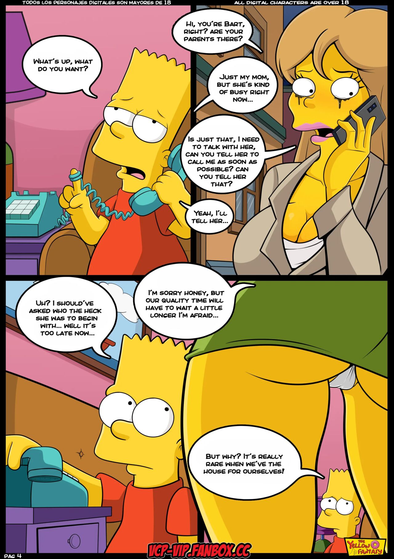 The Yellow Fantasy: Babysitting without Babysitting  Ongoing page 5 full