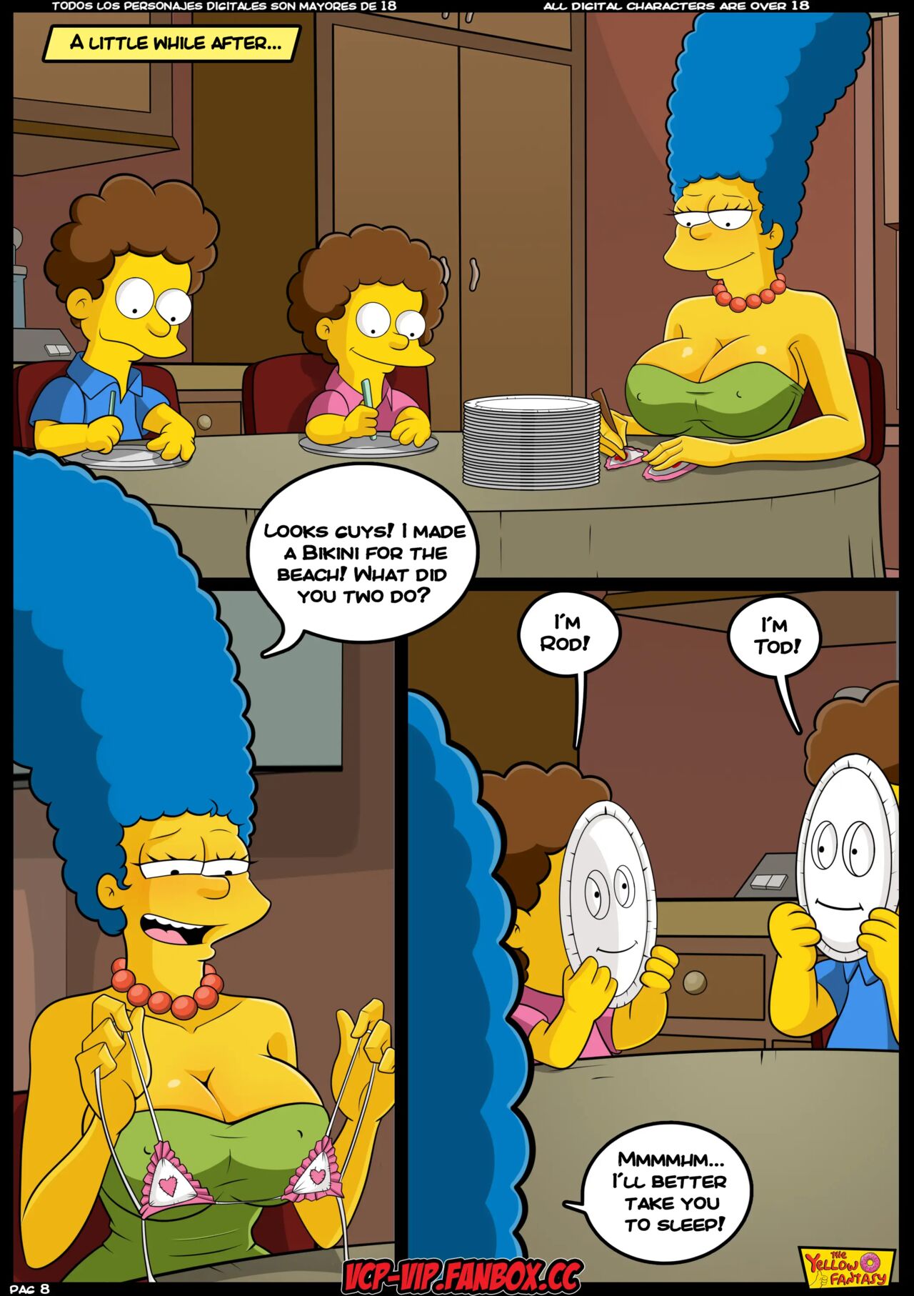The Yellow Fantasy: Babysitting without Babysitting  Ongoing page 9 full
