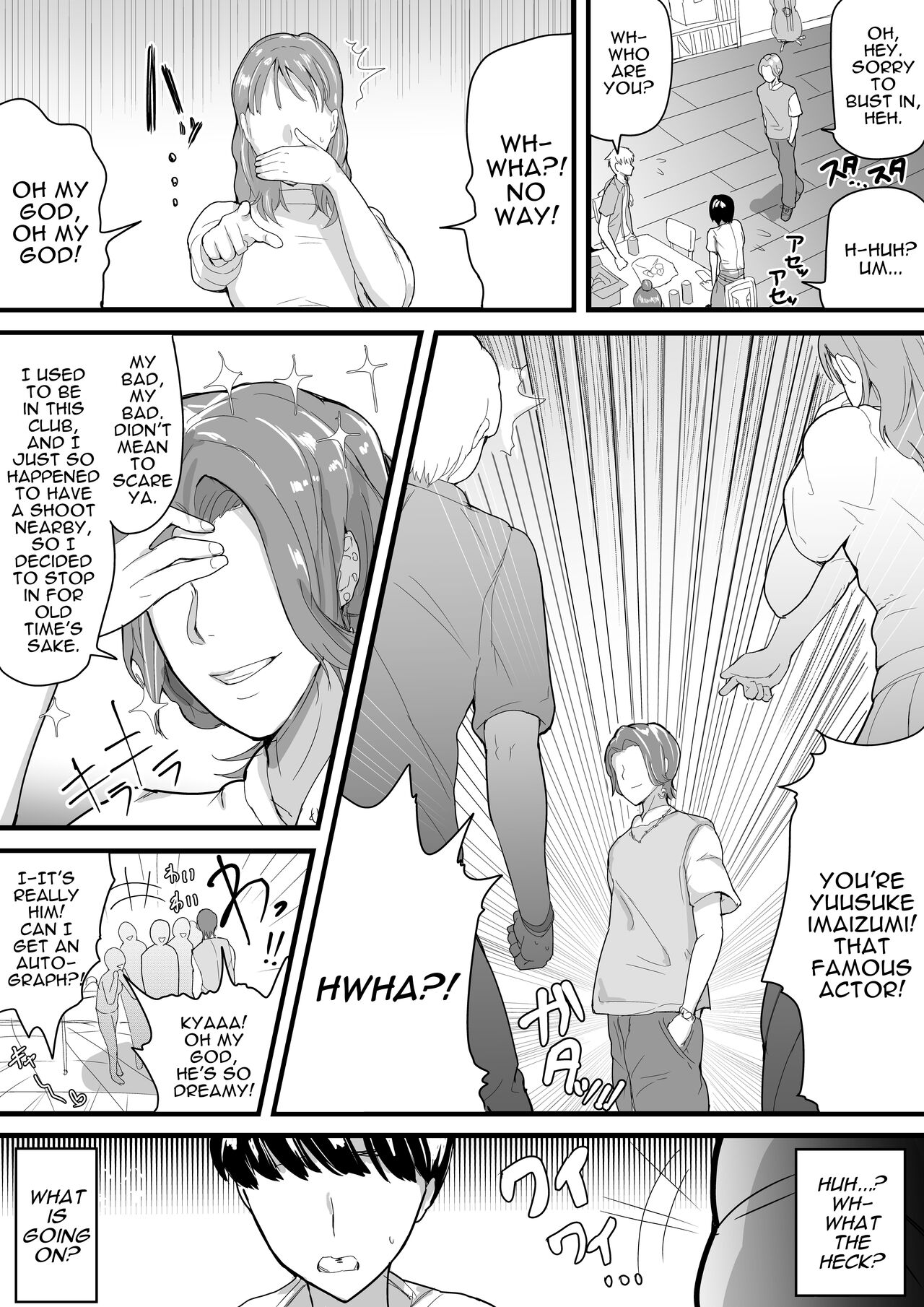 Dekachichi senpai, pottode no ikemen otoko  ni assari NTR | My Busty Crush Gets Easy Peasy Cucked By A Handsome Actor page 6 full