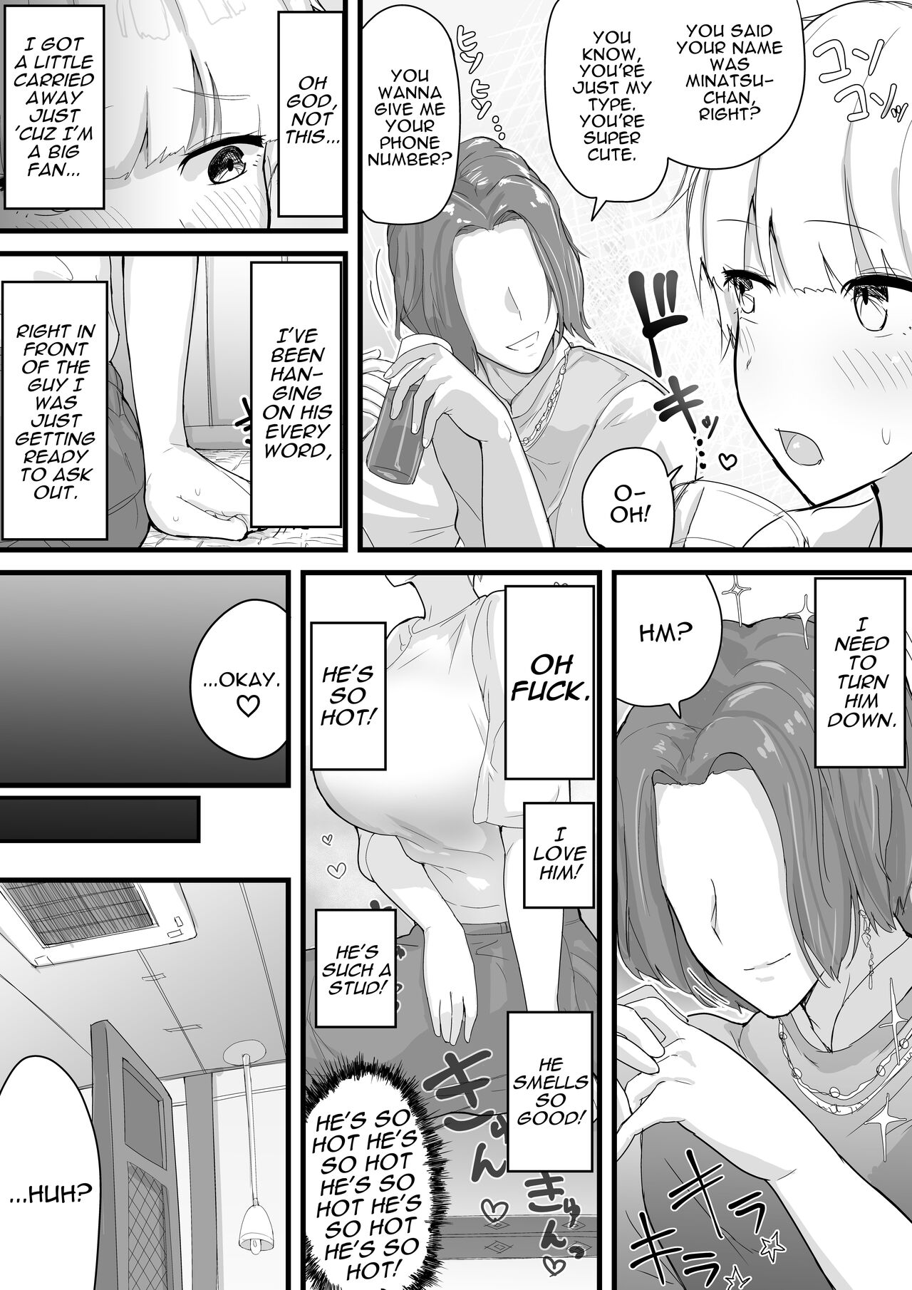 Dekachichi senpai, pottode no ikemen otoko  ni assari NTR | My Busty Crush Gets Easy Peasy Cucked By A Handsome Actor page 8 full