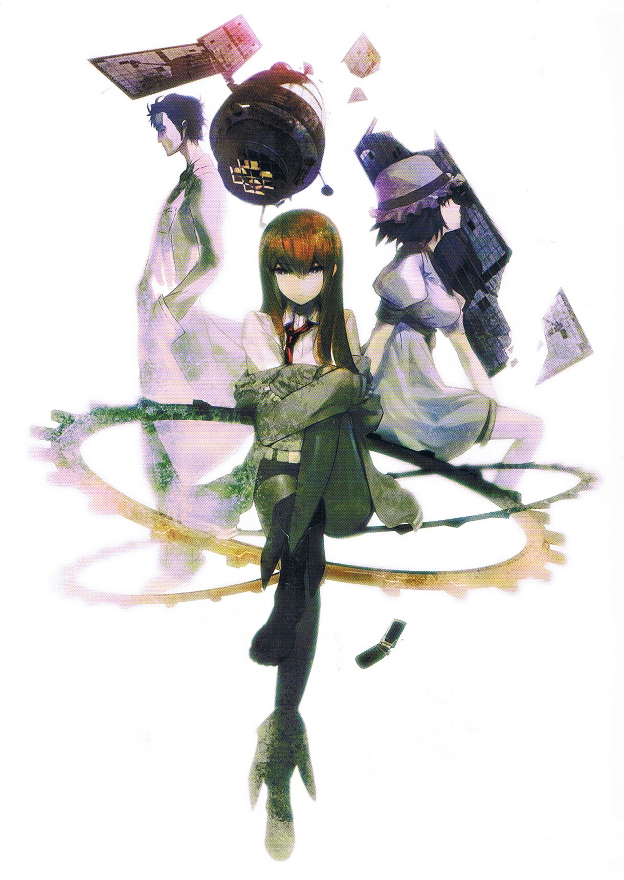 Steins Gate Illustration Collection page 3 full