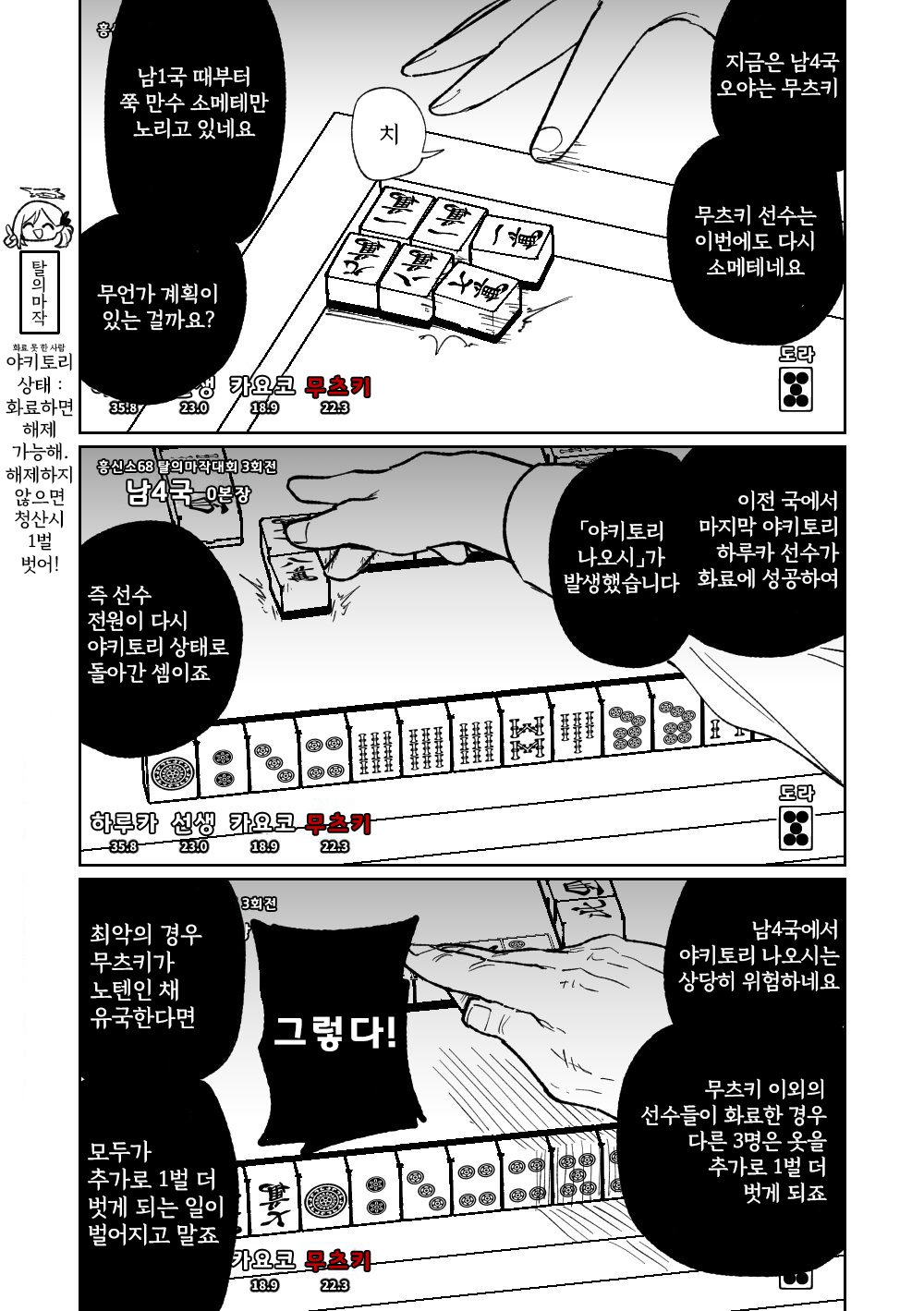 Benriya 68 Datsui Mahjong 08-11 | 흥신소68 탈의마작 08-11 page 3 full