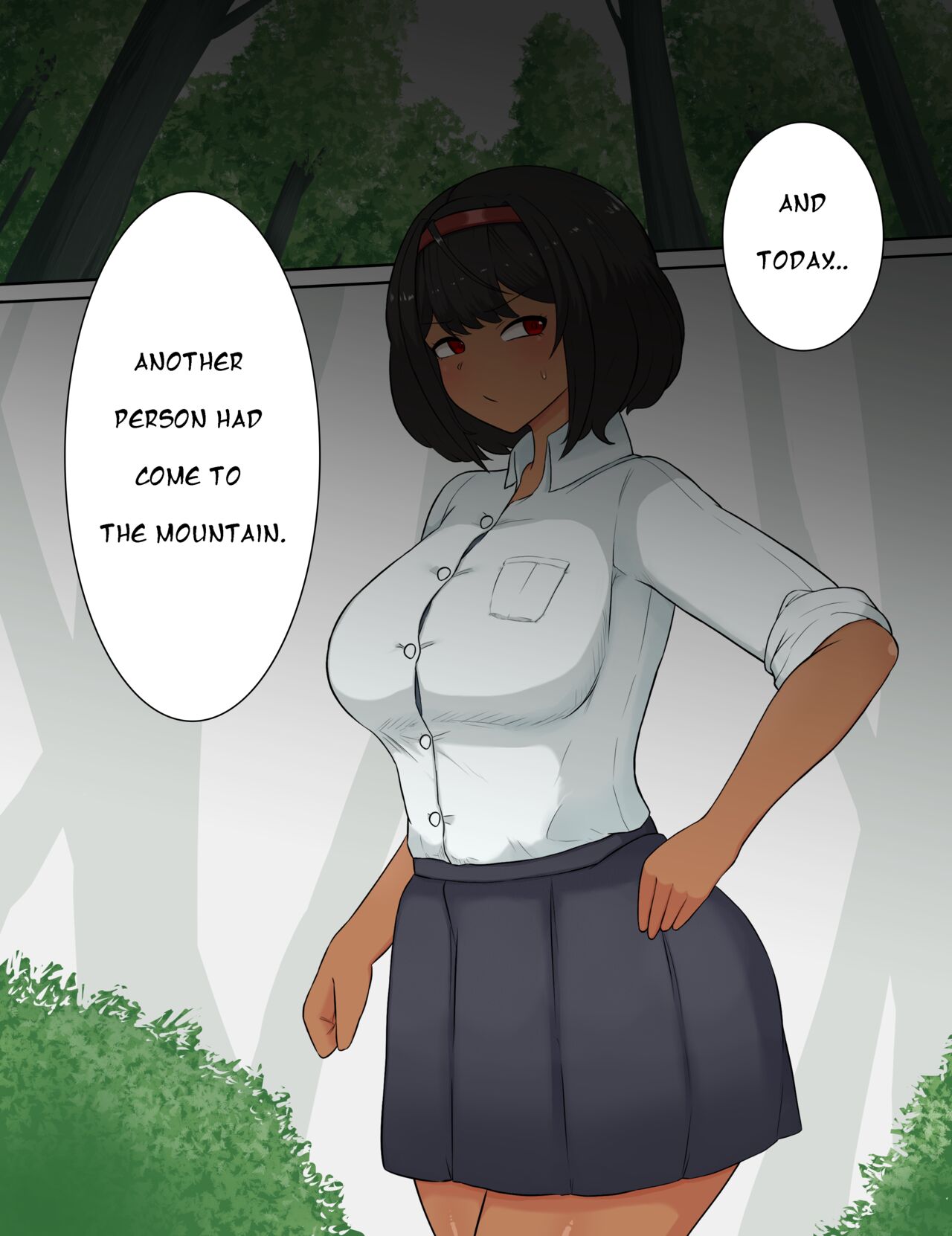 The Suffering of a Brown-skinned Futanari Girl  Tentacle Trap Penis Rape page 4 full