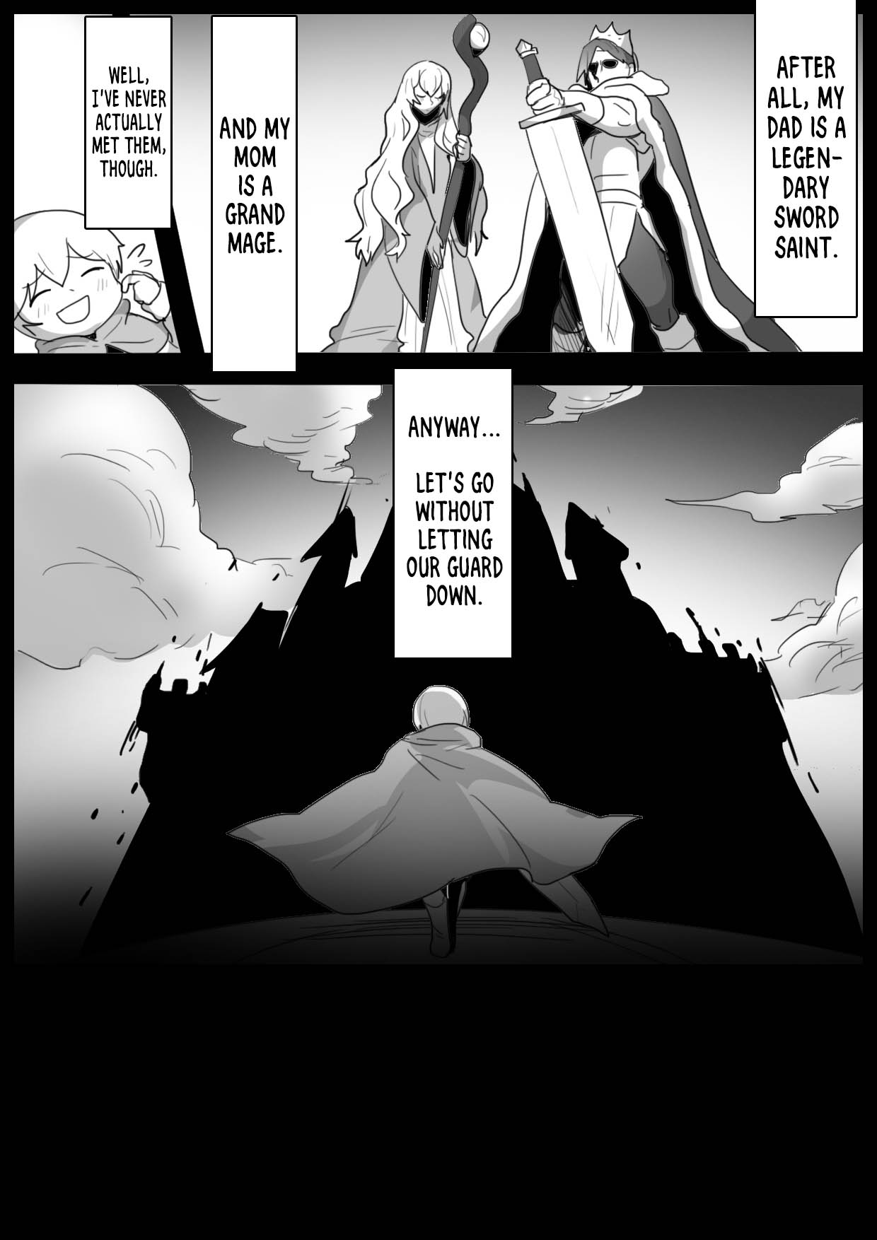 A story about a cheat-class hero being level-drained by low-class succubi and publicly executed. page 3 full