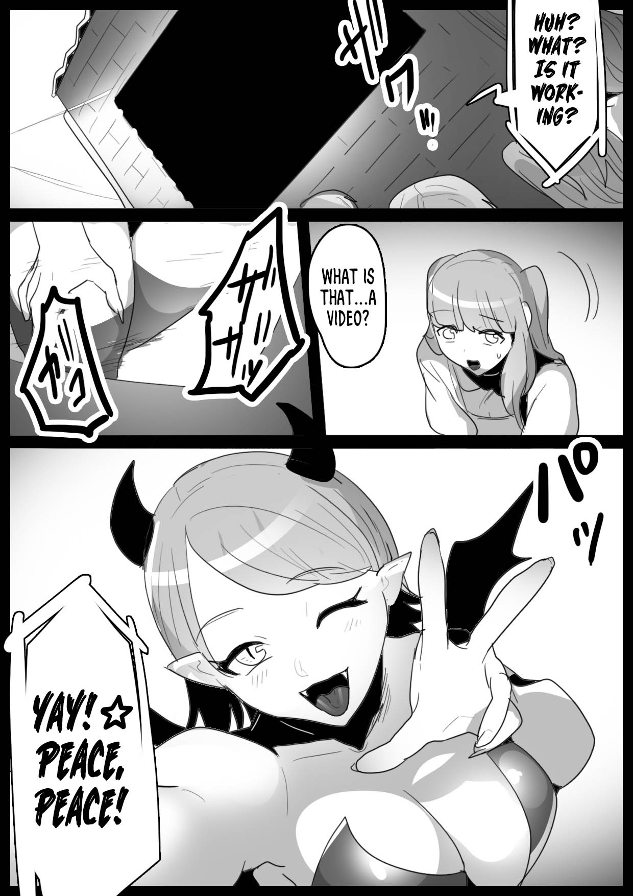 A story about a cheat-class hero being level-drained by low-class succubi and publicly executed. page 5 full