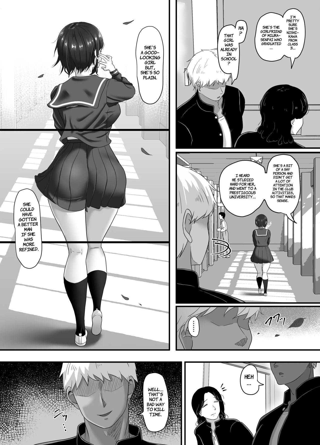 Ochi Muku ~Enkyori Renaichuu no Seijun Kanojo ga Charao ni Yogosareru Hanashi~ | Corrupted Innocence - A story about a long-distance, pure and innocent girlfriend being defiled by a playboy. page 10 full