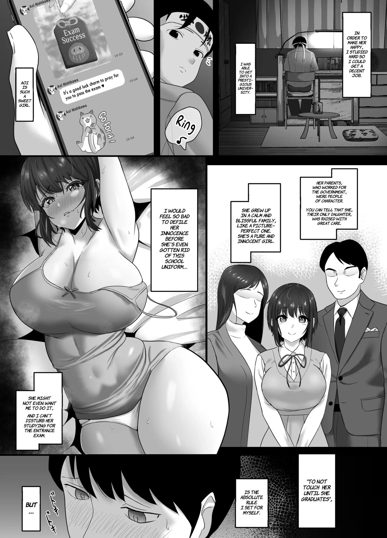 Ochi Muku ~Enkyori Renaichuu no Seijun Kanojo ga Charao ni Yogosareru Hanashi~ | Corrupted Innocence - A story about a long-distance, pure and innocent girlfriend being defiled by a playboy. page 5 full