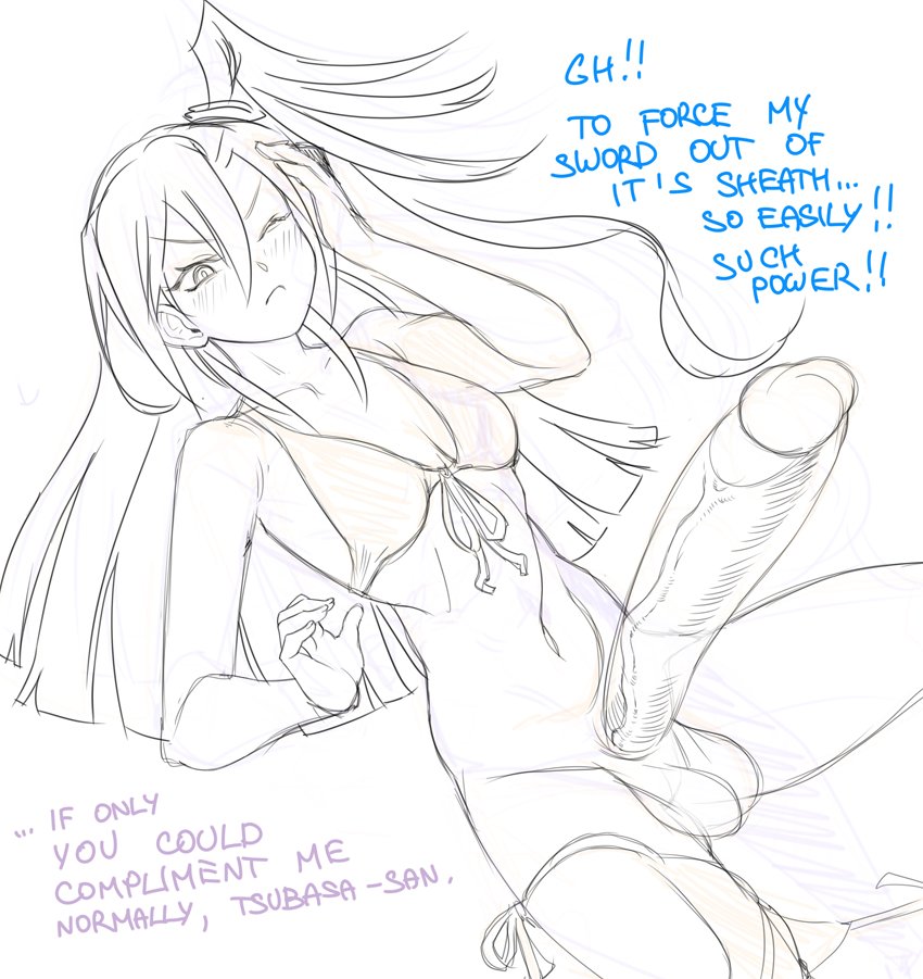 Symphogear sketches page 1 full