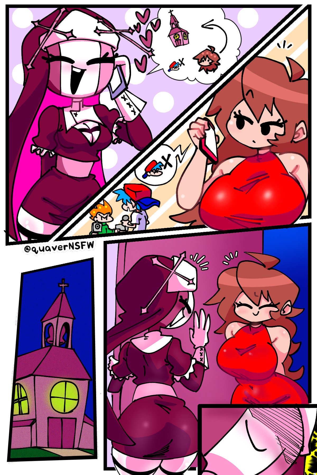 Servente and Girlfriend comic 1 2 and 3 page 1 full