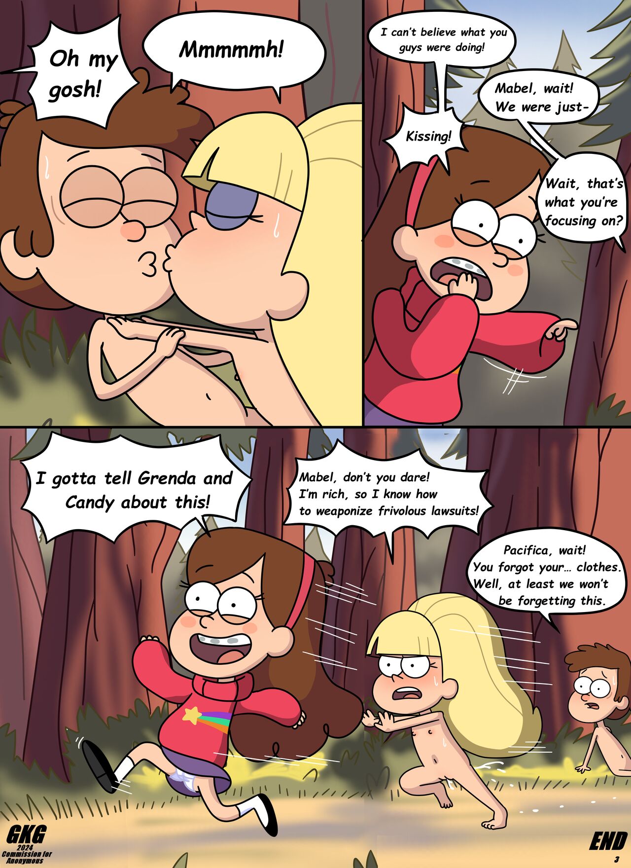 Pacifica and Dipper Mini-comic page 3 full