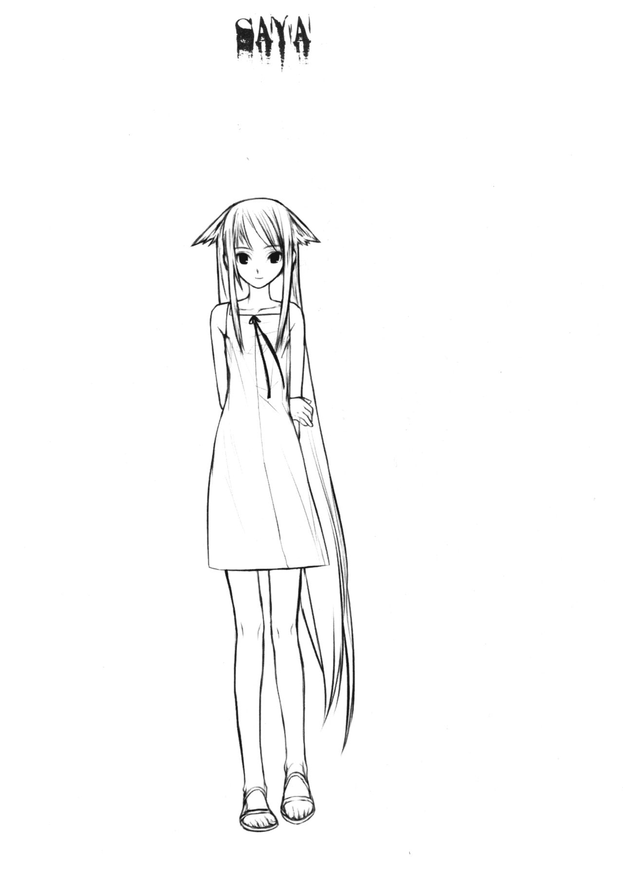 Saya no Uta Sketchbook page 5 full