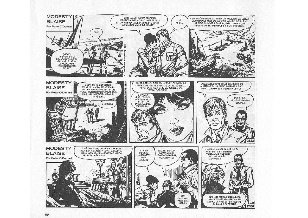 Modesty Blaise: La Trama de la Idade de Piedra page 10 full