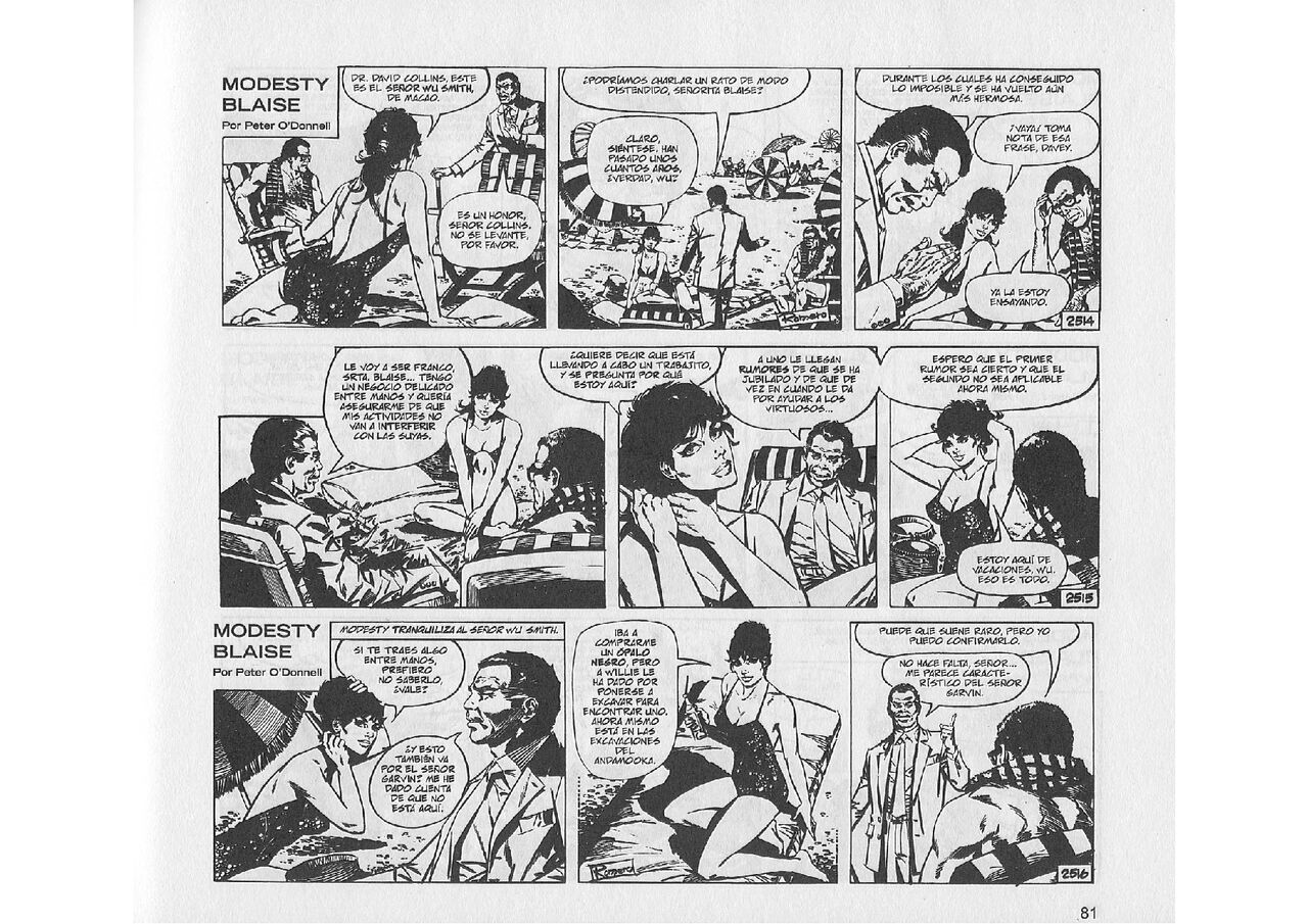 Modesty Blaise: La Trama de la Idade de Piedra page 3 full