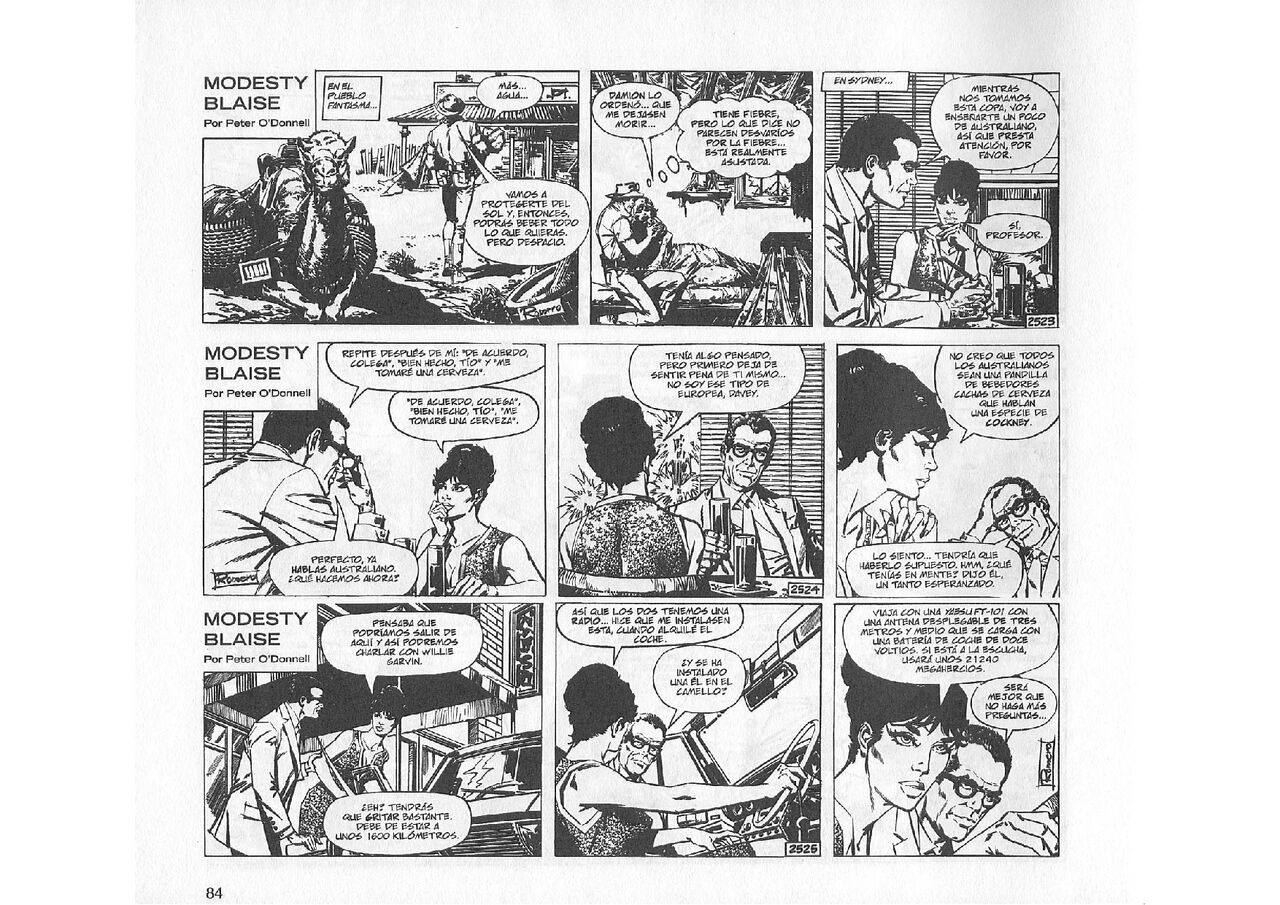 Modesty Blaise: La Trama de la Idade de Piedra page 6 full