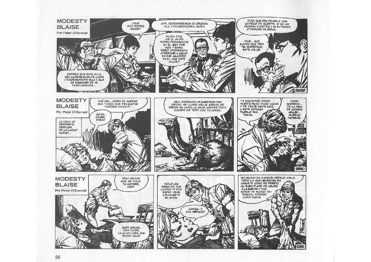 Modesty Blaise: La Trama de la Idade de Piedra page 8 full