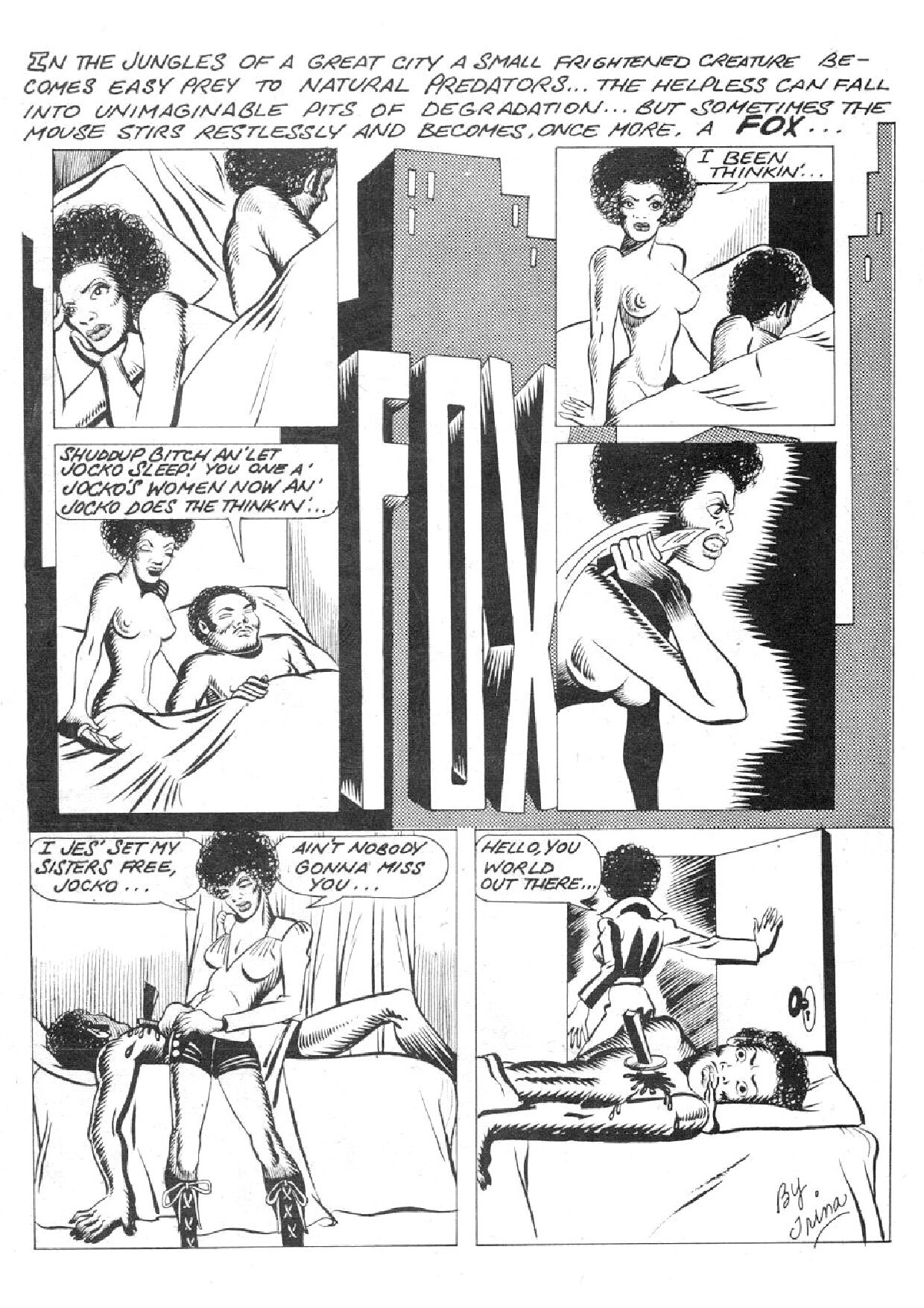 Girl Fight Comics #1 page 3 full