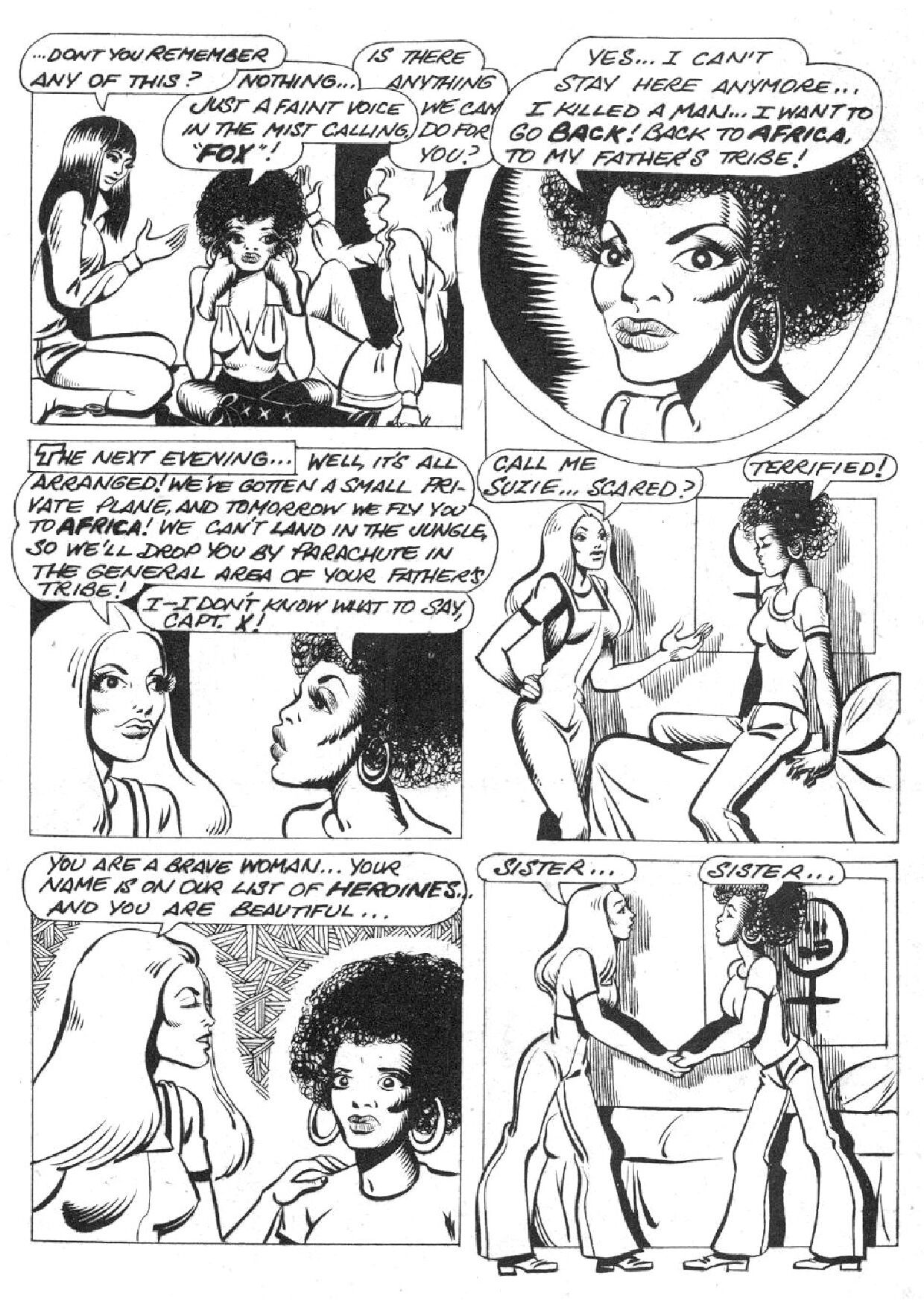 Girl Fight Comics #1 page 6 full