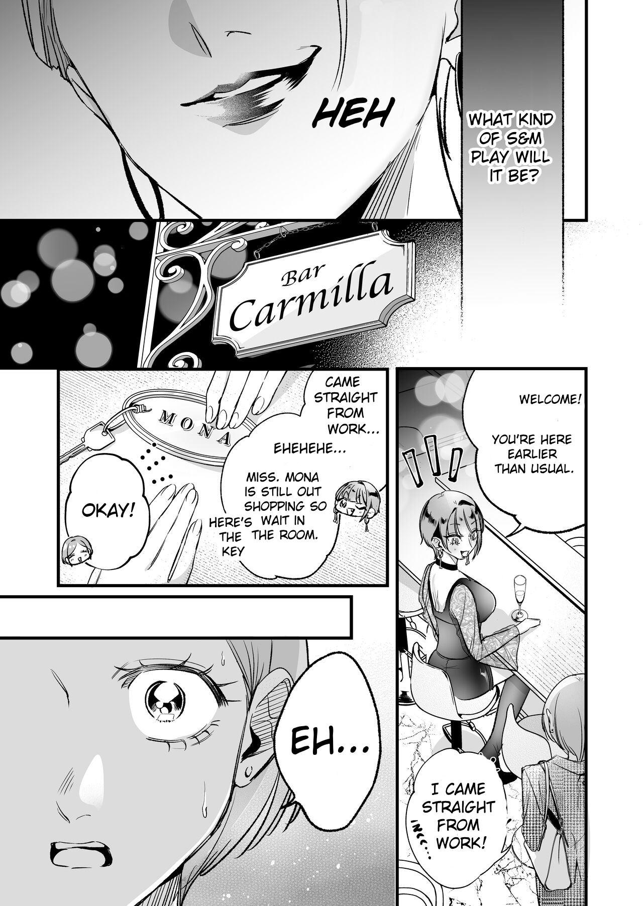 A story about a tired woman being beaten by an erotic woman. page 4 full