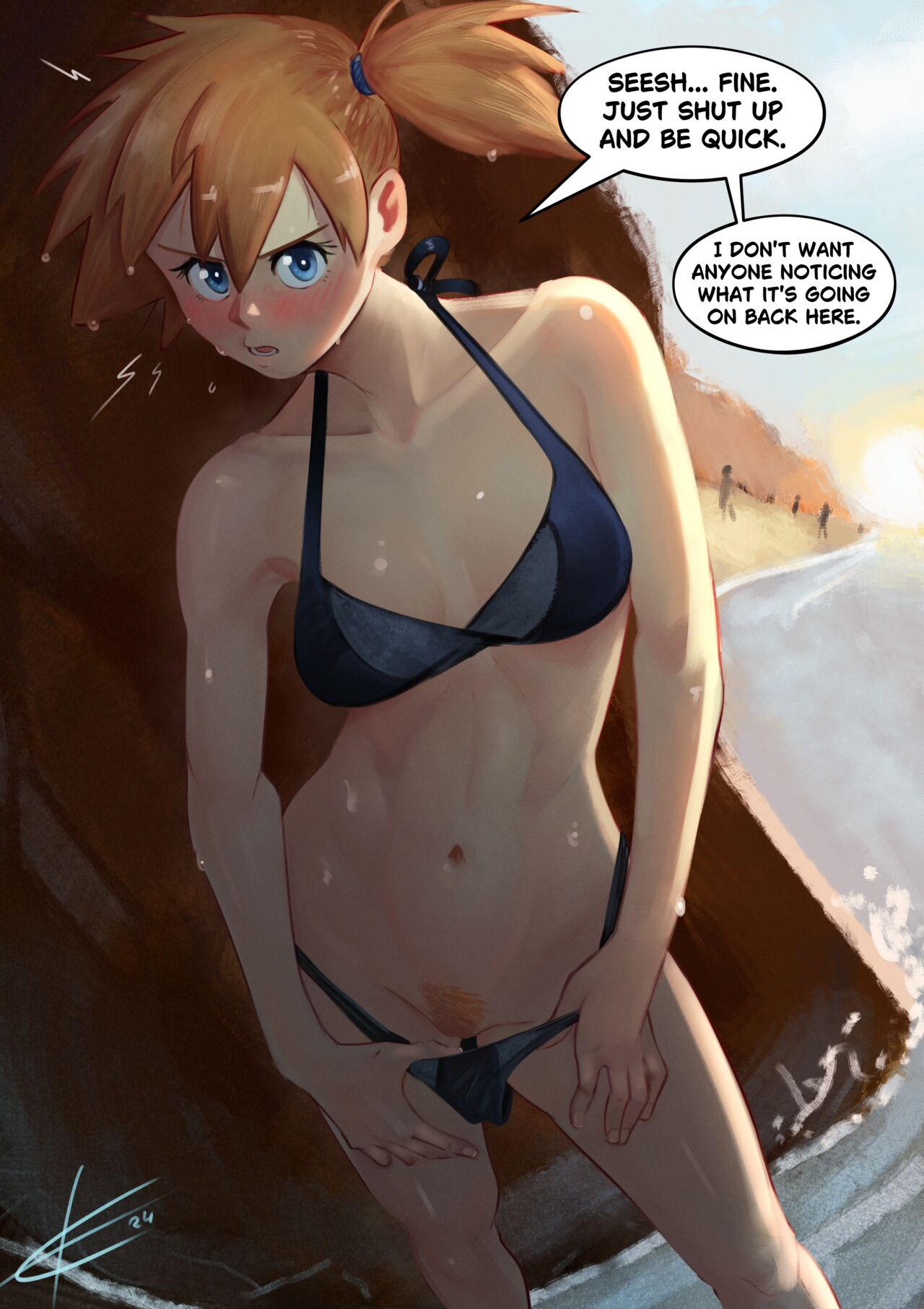 Behind the Rock at the Beach Side. page 6 full