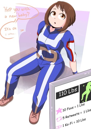 The fattening ''Baby''/ Overcome Uraraka cover