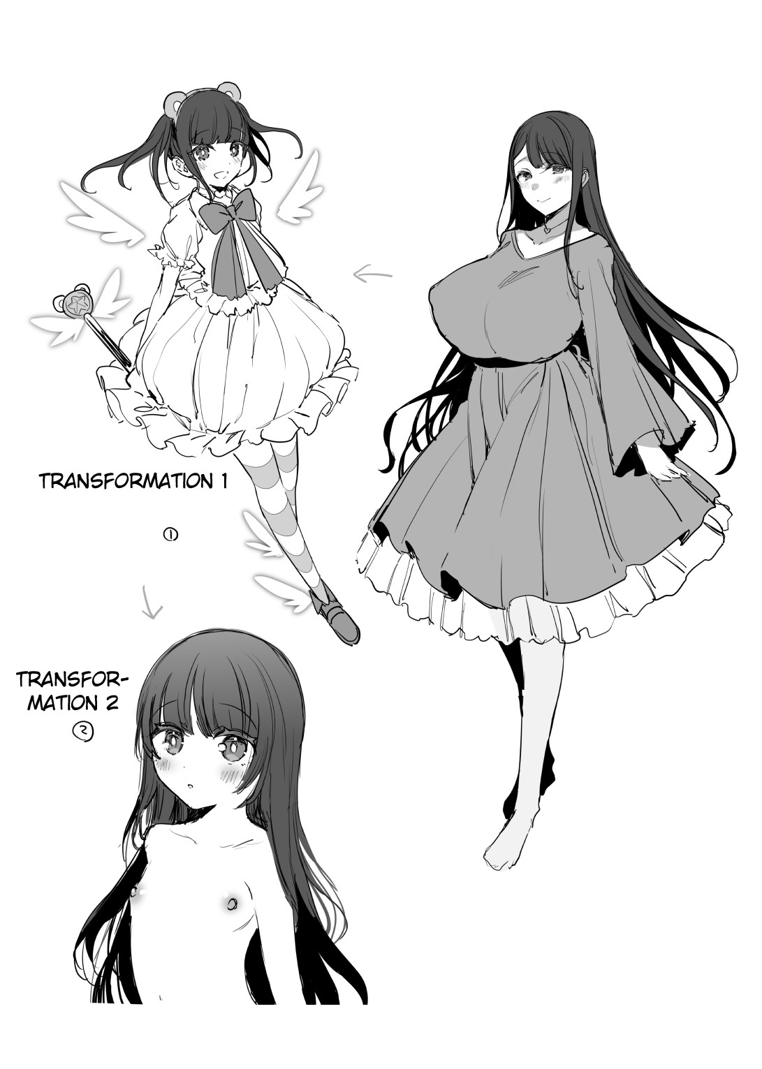 Hahaoya Mahou Shoujo Loli-ka NTR Manga page 10 full