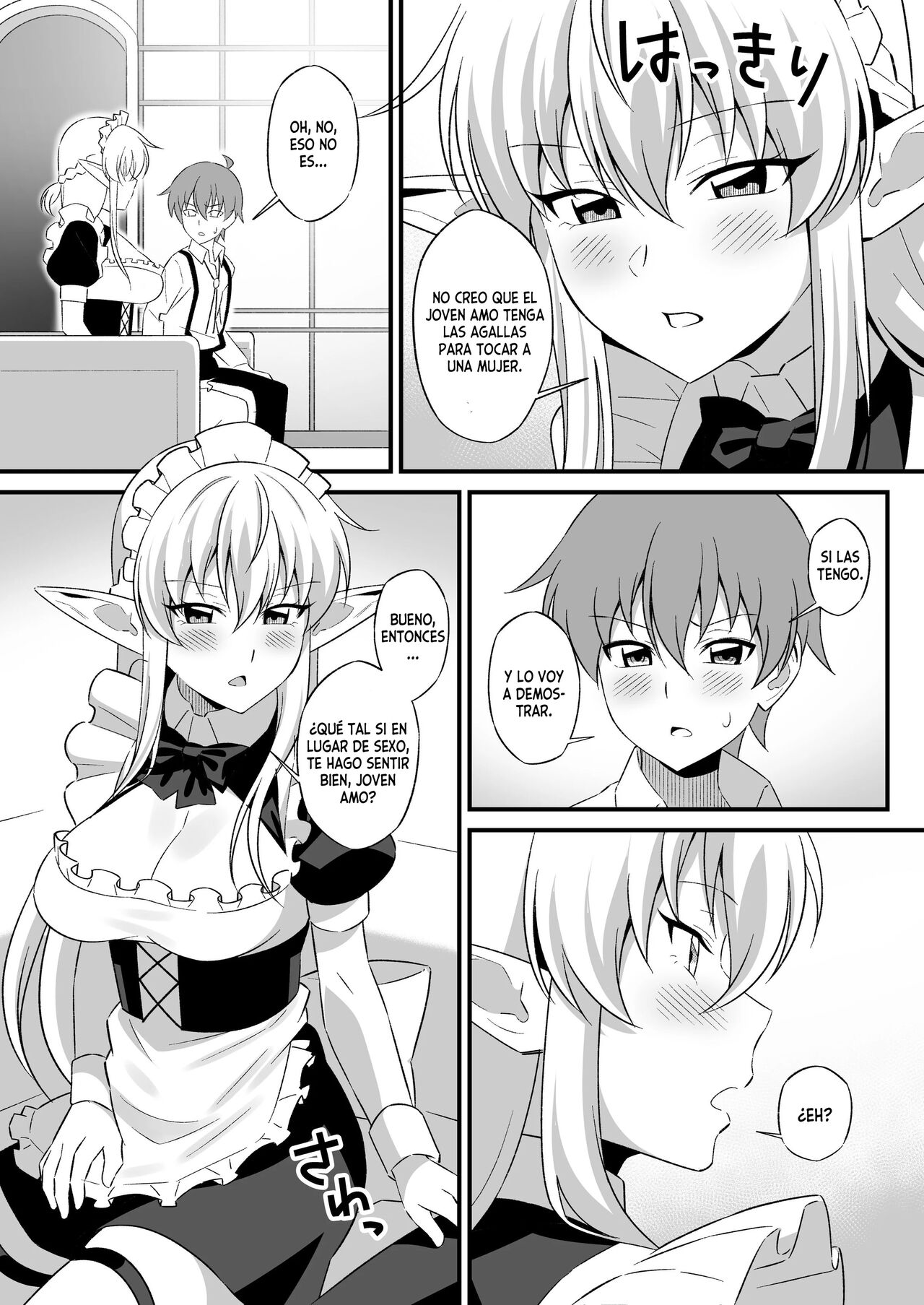 Oyashiki ni Tsukaeru Elf wa Goshujin-sama ni XXXX de Gohoushi Suru no ga Shigoto desu page 6 full