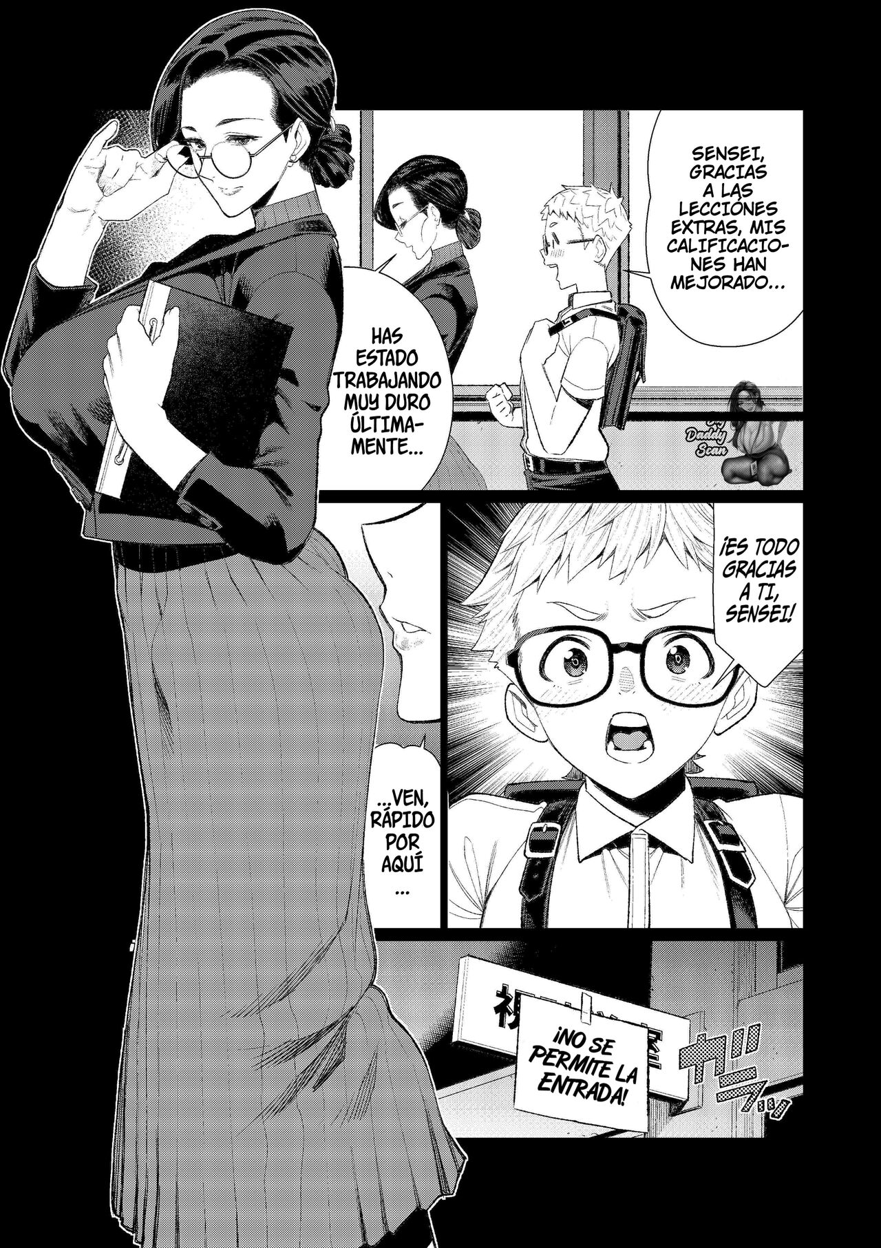 Kyoushi no Ana ~Katabutsu Hitozuma Kyoushi no Shiri Ana Houshi~ | Trasero De La Profesora ~Servicio de Culo de una Profesora Casada Rígida~ page 3 full