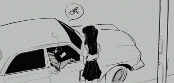 Komi-San Comic Strip cover