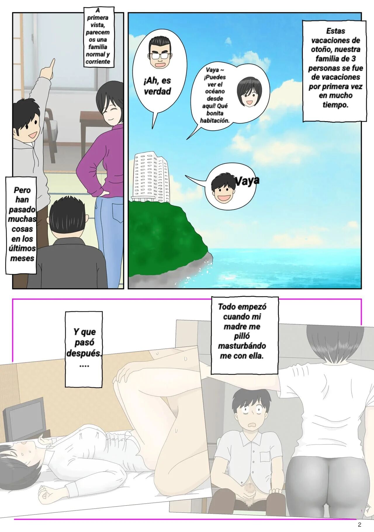 Onaneta Kaa-san 2 | Mamá es mi material para masturbación 2 page 2 full