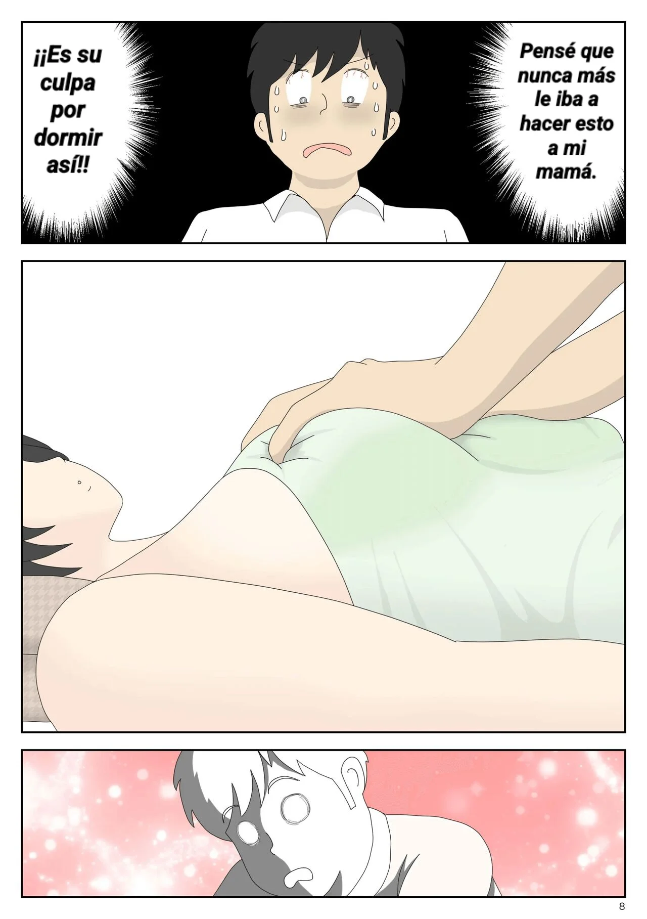 Onaneta Kaa-san 2 | Mamá es mi material para masturbación 2 page 8 full