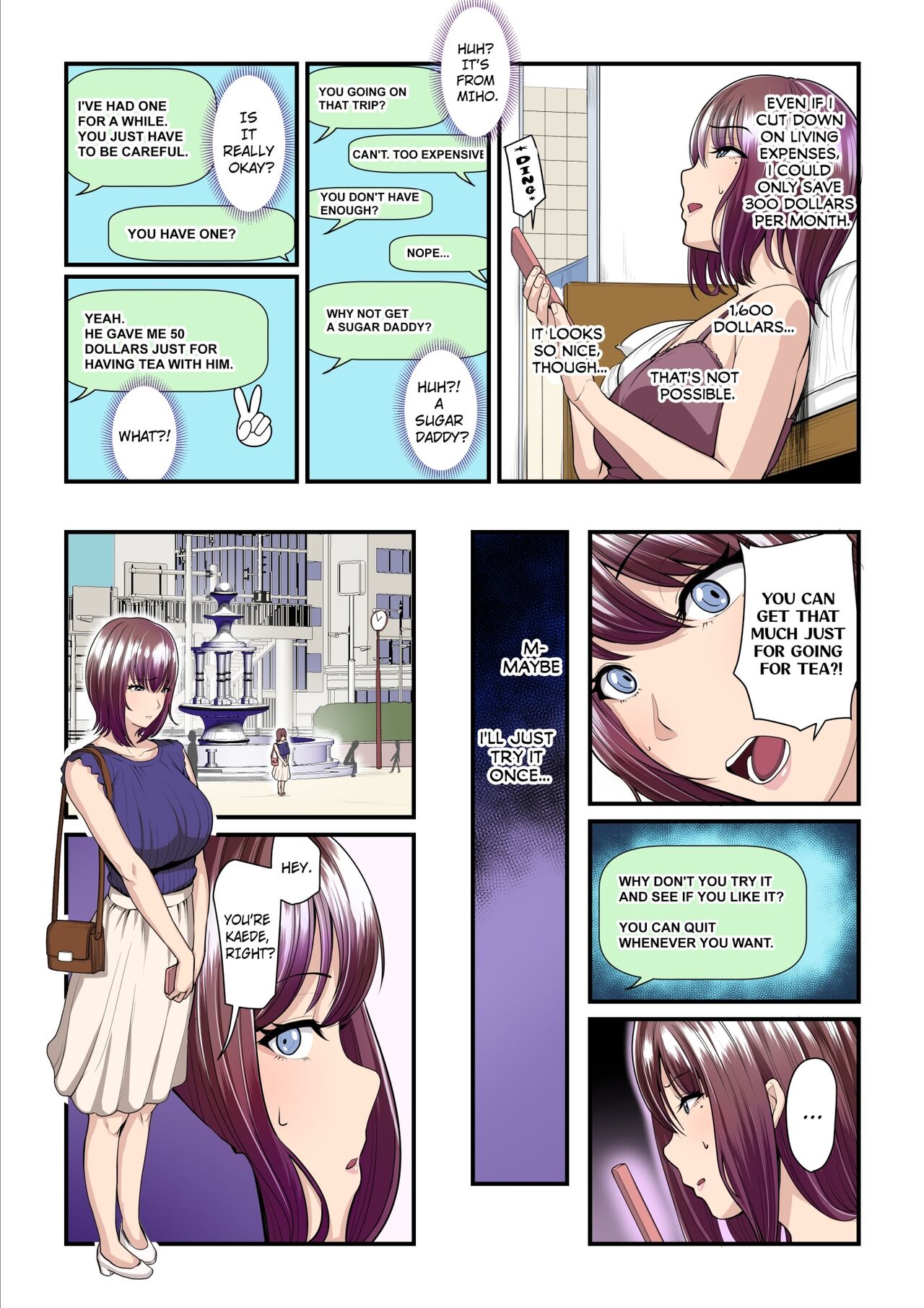 Pakokatsu Oji-san to Kaede-chan | Kaede and Her Sugar Daddy page 5 full