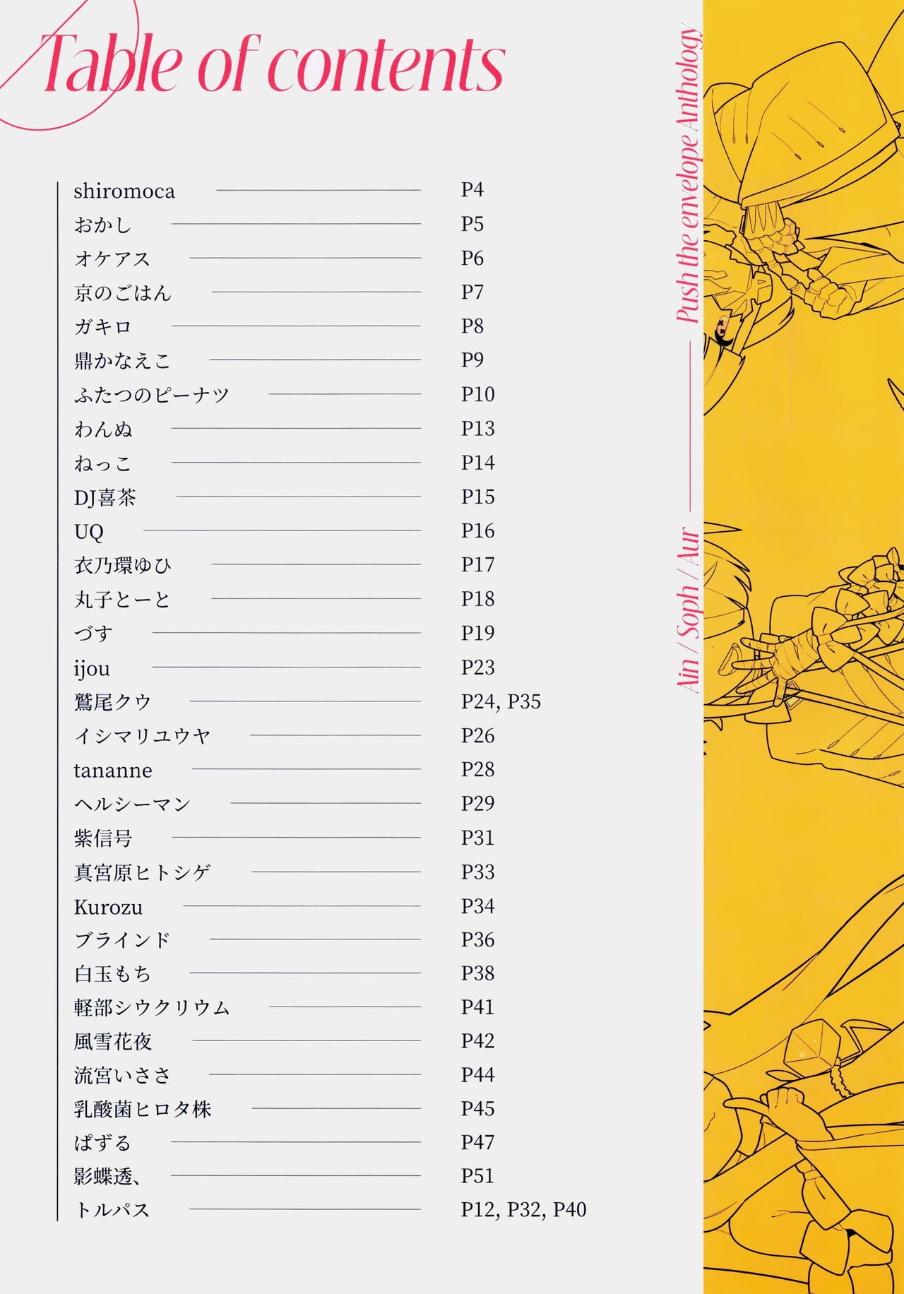 Ain Soph Aur  Genkai Goudou - Ain / Soph / Aur  Push the envelope Anthology page 3 full
