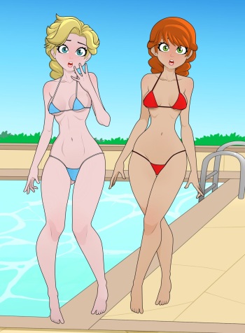 Elsa and Anna Get Sunkissed! cover