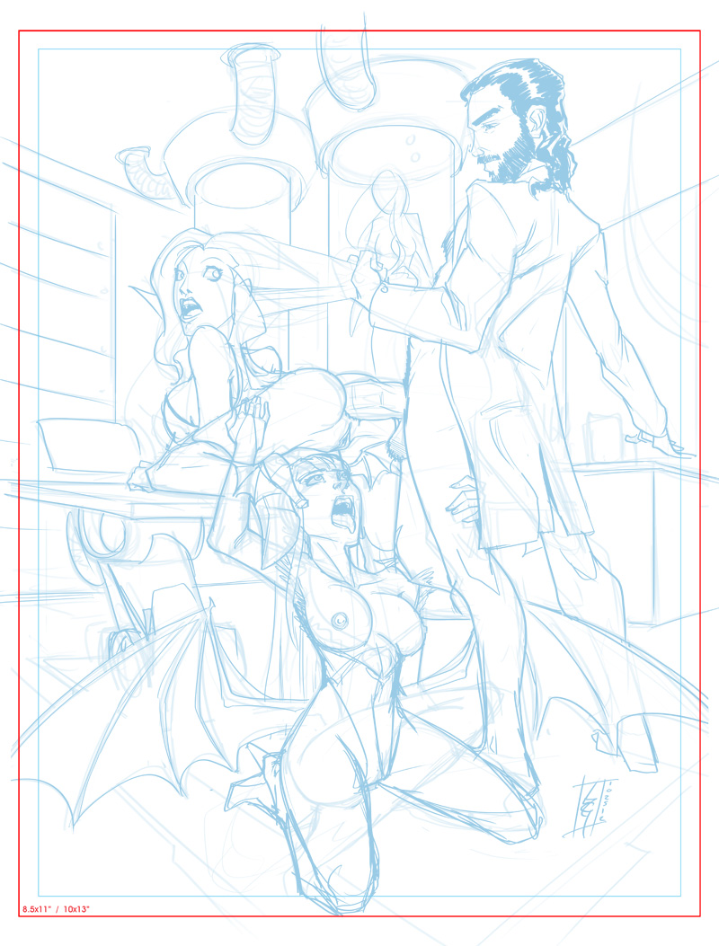DP#16 - Morrigan &amp; Dark Queen page 5 full