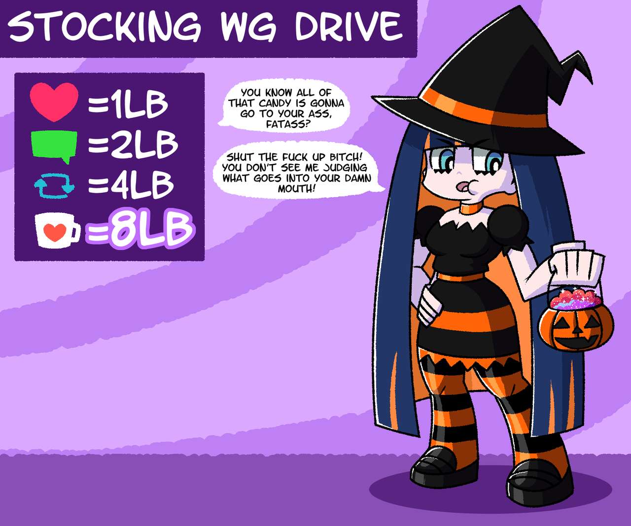 Stocking Anarchy Halloween WG Drive page 1 full