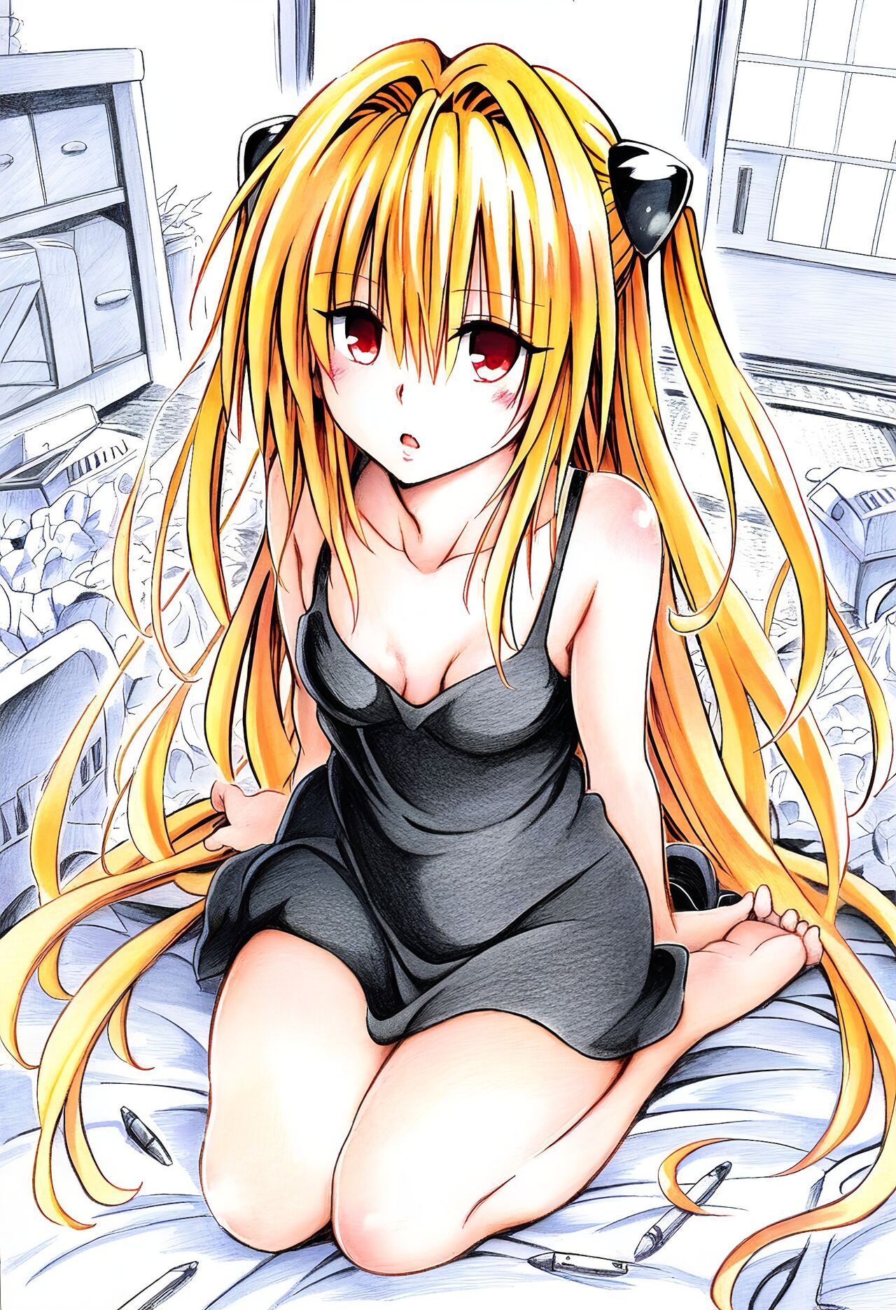 ヤ◯ちゃんが汚部屋でおじさん達にめちゃくちゃにされちゃう本 konjiki no yami page 1 full