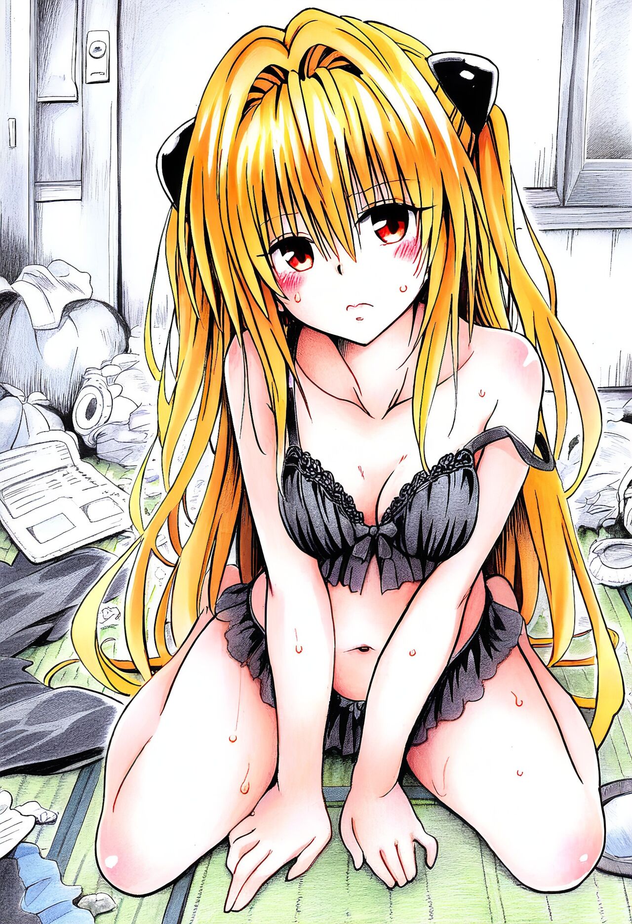 ヤ◯ちゃんが汚部屋でおじさん達にめちゃくちゃにされちゃう本 konjiki no yami page 8 full