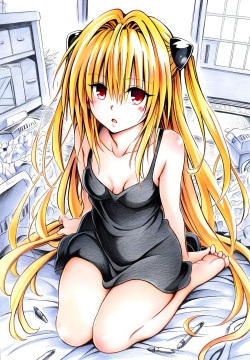 ヤ◯ちゃんが汚部屋でおじさん達にめちゃくちゃにされちゃう本 konjiki no yami ( golden darkness) [AI Generated]