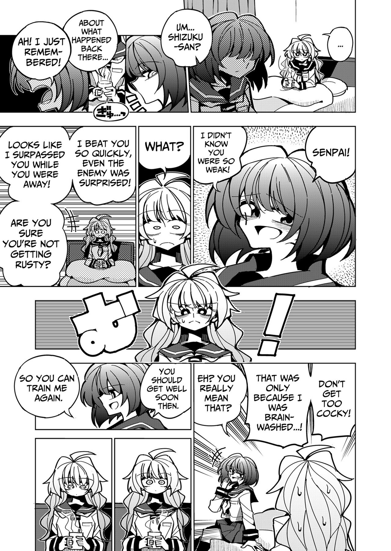 Shizuku to Shiori-Senpai ga Akuochi Futanari Kaizou Sareta node Watashi ga Shasei o Kanri Shimasu!- | Shizuku &amp; Shiori ~It's Up to Me To Service Futanari-modified Senpai!~ page 8 full