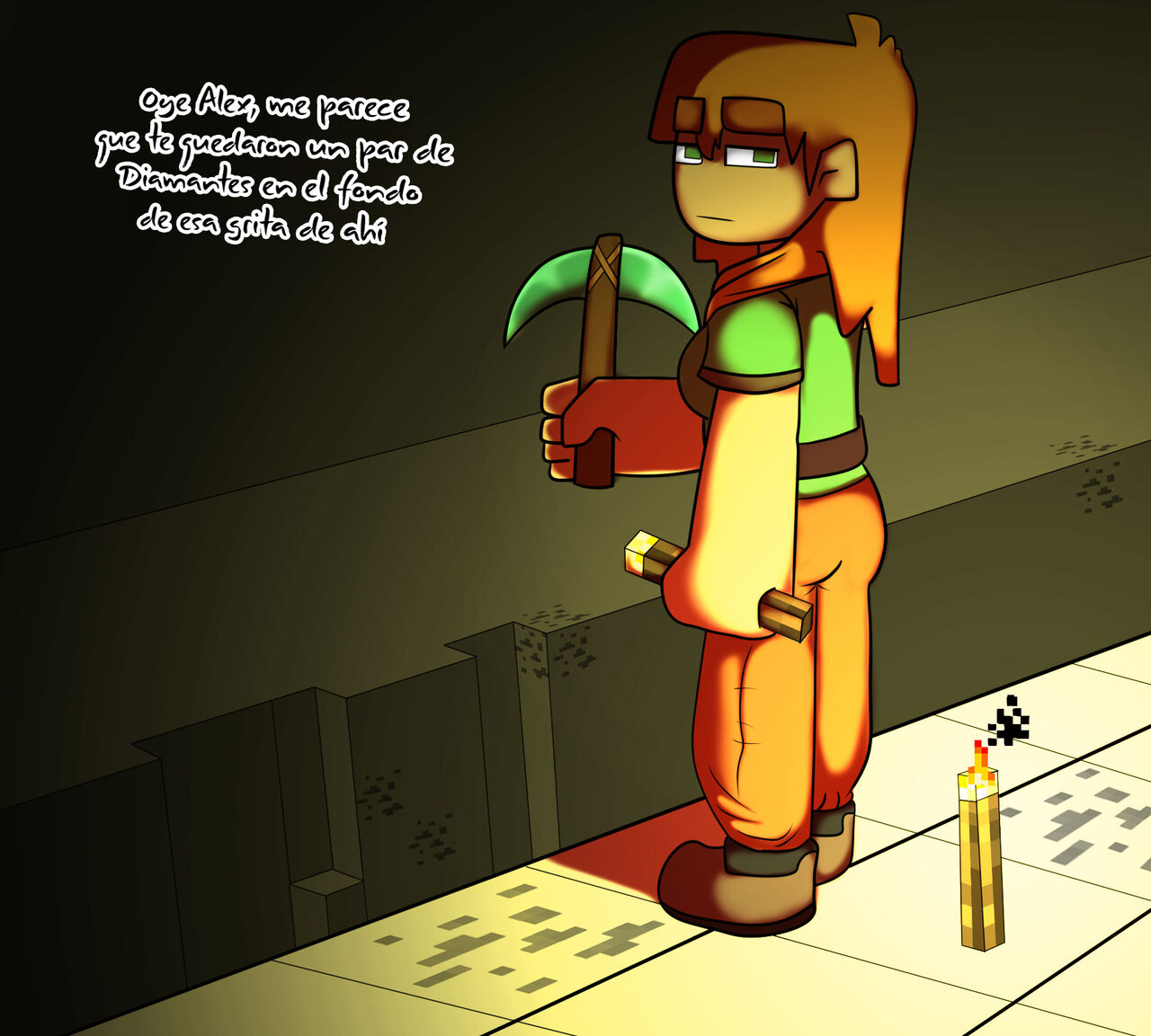 Explorando el Mundo de Minecraft con Alex y un Inesperado Visitante page 2 full