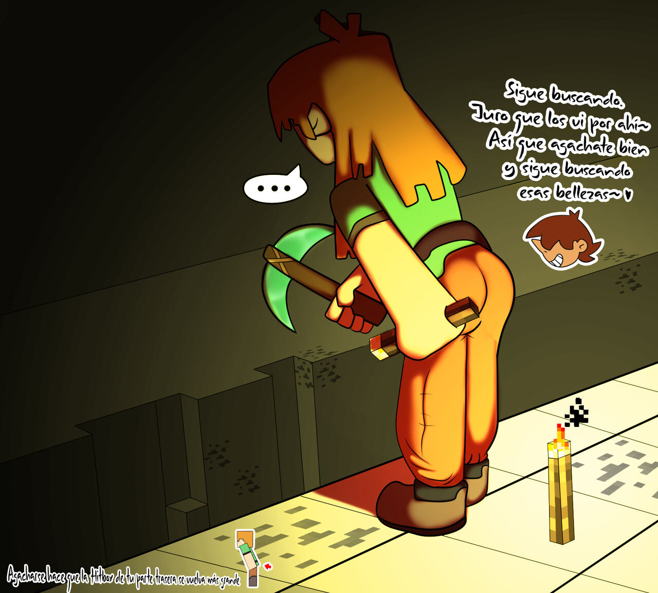 Explorando el Mundo de Minecraft con Alex y un Inesperado Visitante page 3 full