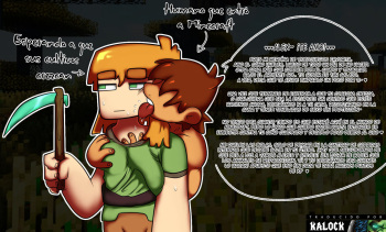 Explorando el Mundo de Minecraft con Alex y un Inesperado Visitante cover