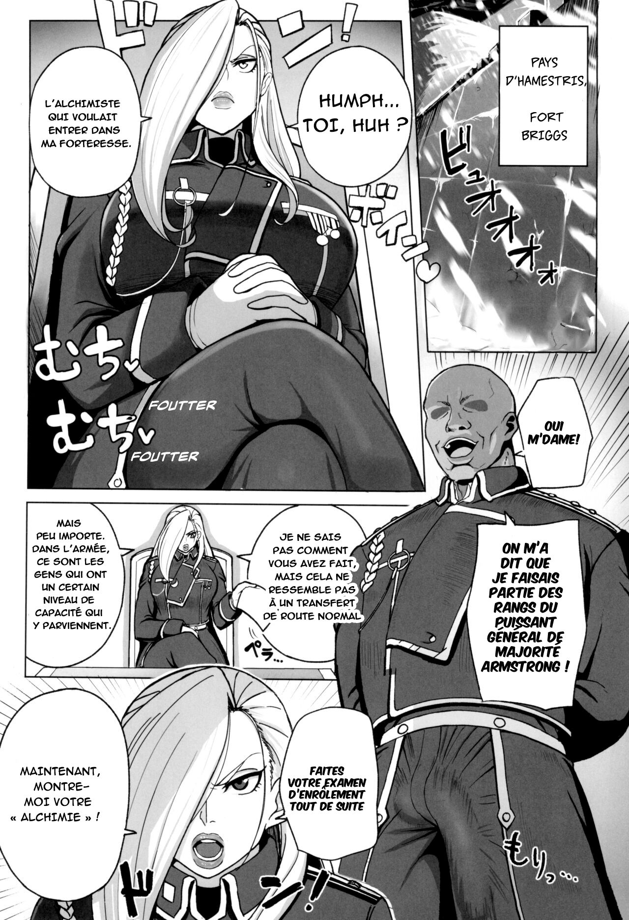 Jukujo Shougun VS Saimin no Renkinjutsushi - Armstrong VS Hypnotic Alchemist |  Armstrong contre l' hypnotique alchimiste page 3 full