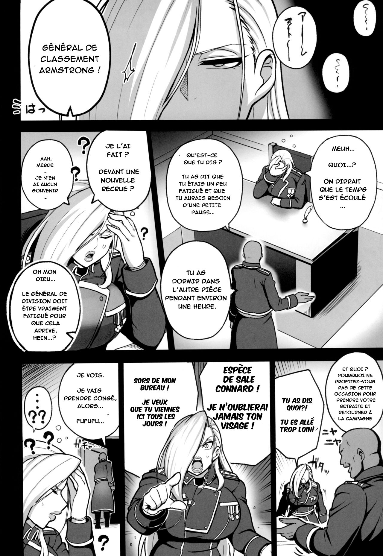 Jukujo Shougun VS Saimin no Renkinjutsushi - Armstrong VS Hypnotic Alchemist |  Armstrong contre l' hypnotique alchimiste page 8 full