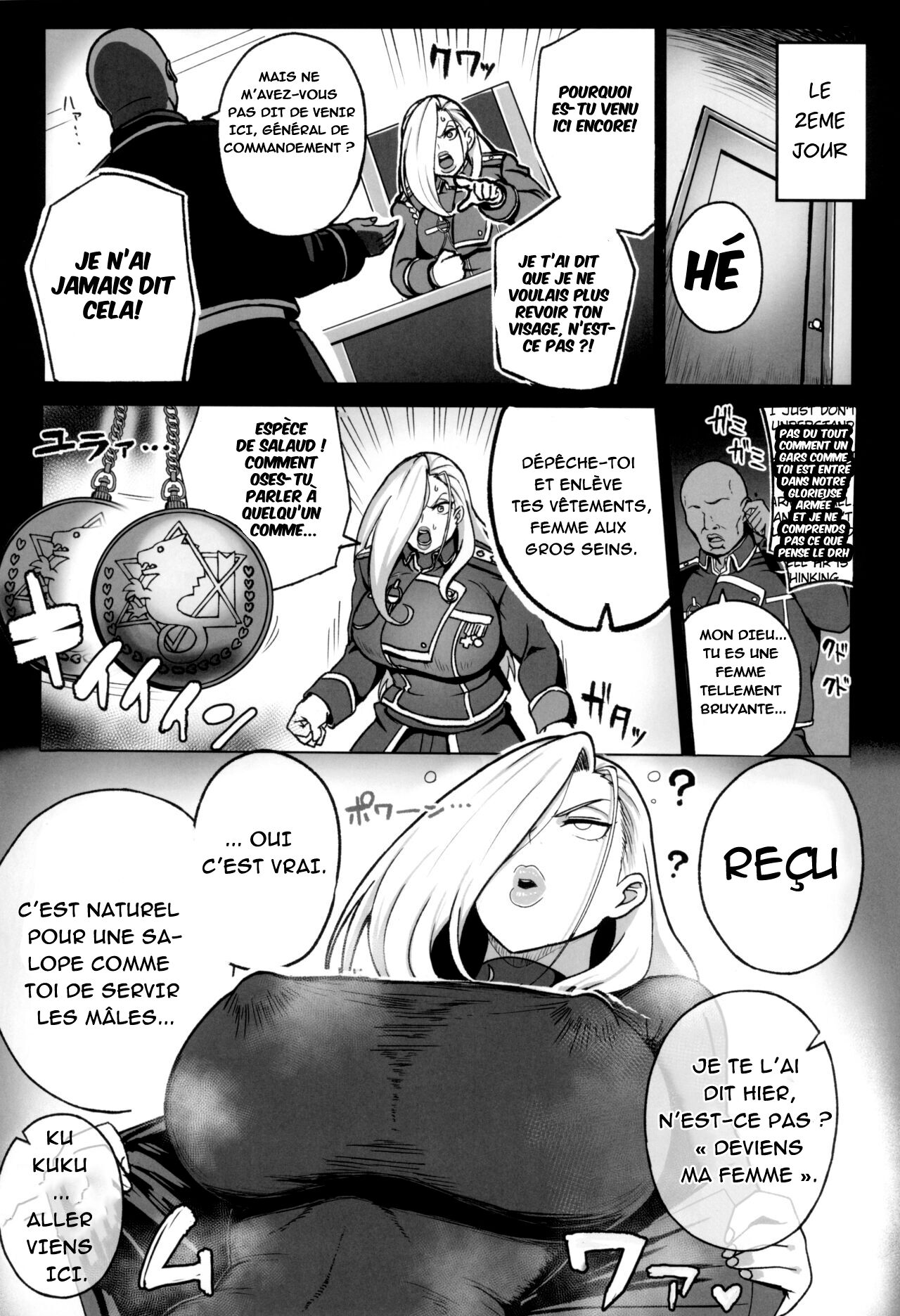 Jukujo Shougun VS Saimin no Renkinjutsushi - Armstrong VS Hypnotic Alchemist |  Armstrong contre l' hypnotique alchimiste page 9 full