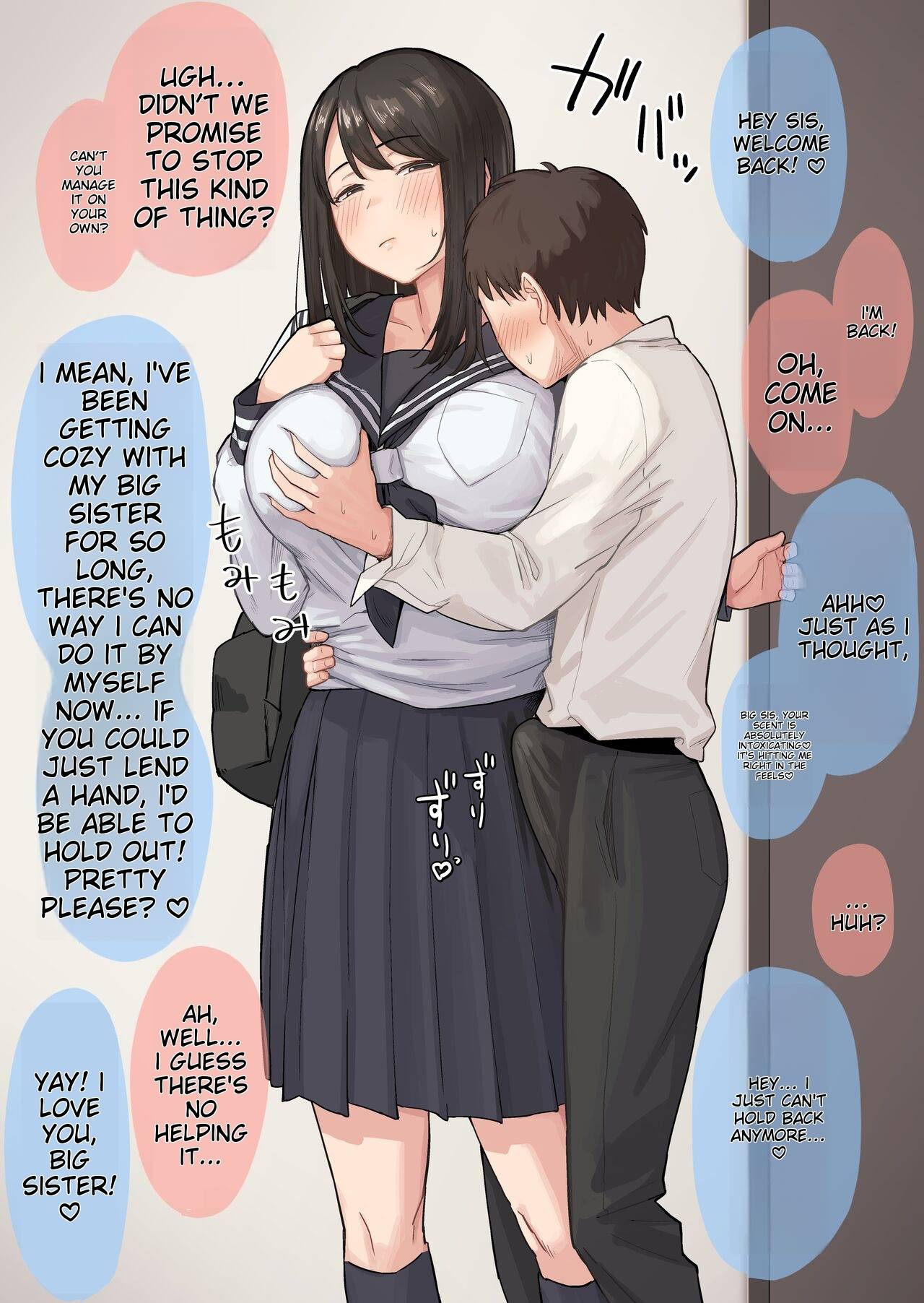 Seiyoku ga Sugoi Otouto no Onegai o Kotowarenai Oneechan no Hanashi | A story about an older sister who can't refuse her Brother's requests because he has a strong sexual desire page 1 full