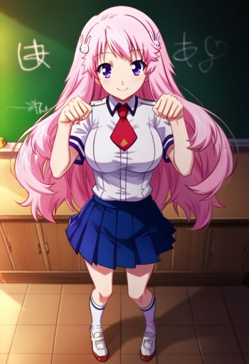 Himeji from Baka no test, anime version cover