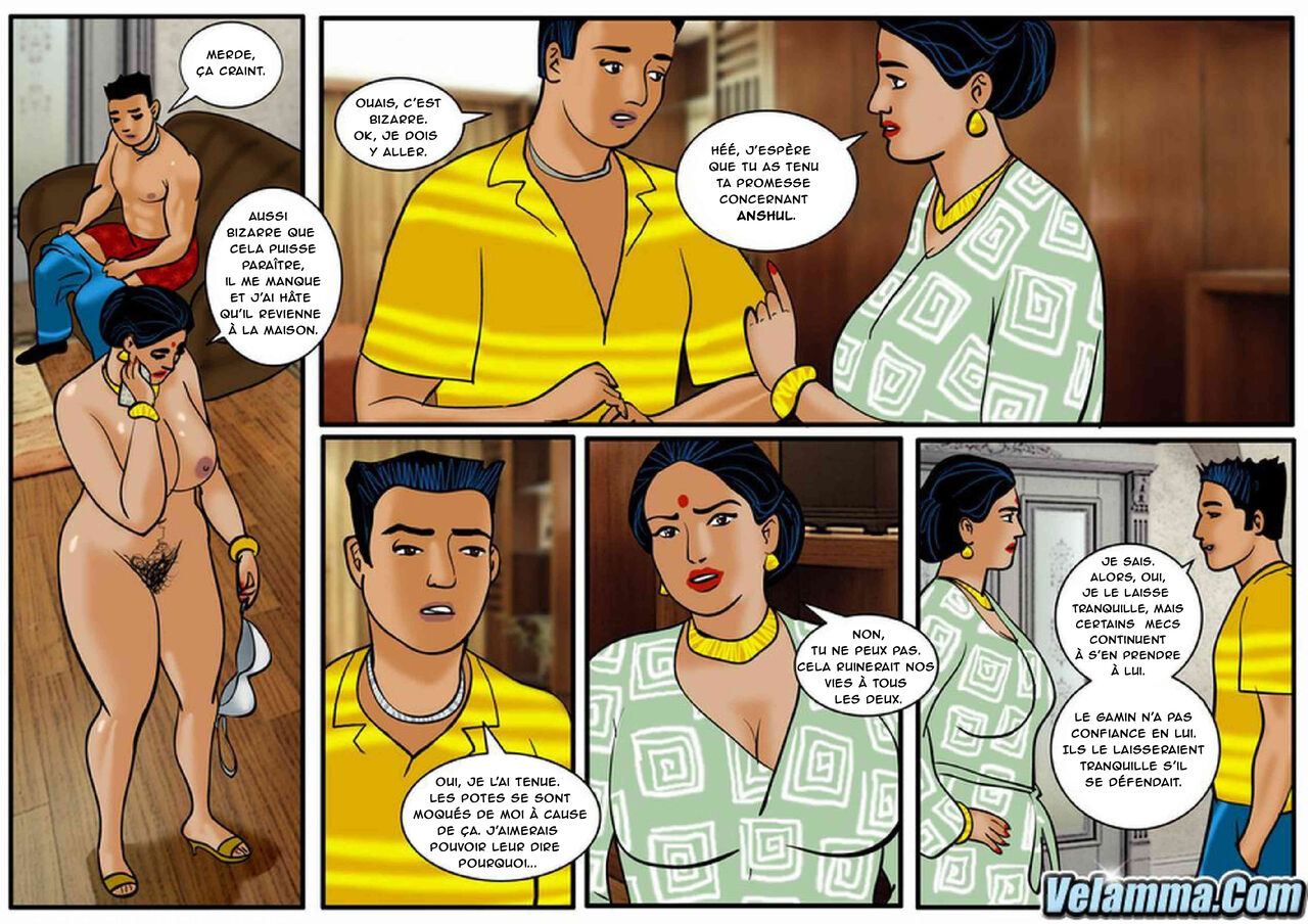 Velamma - 026 - "Bonnes Influences" page 5 full